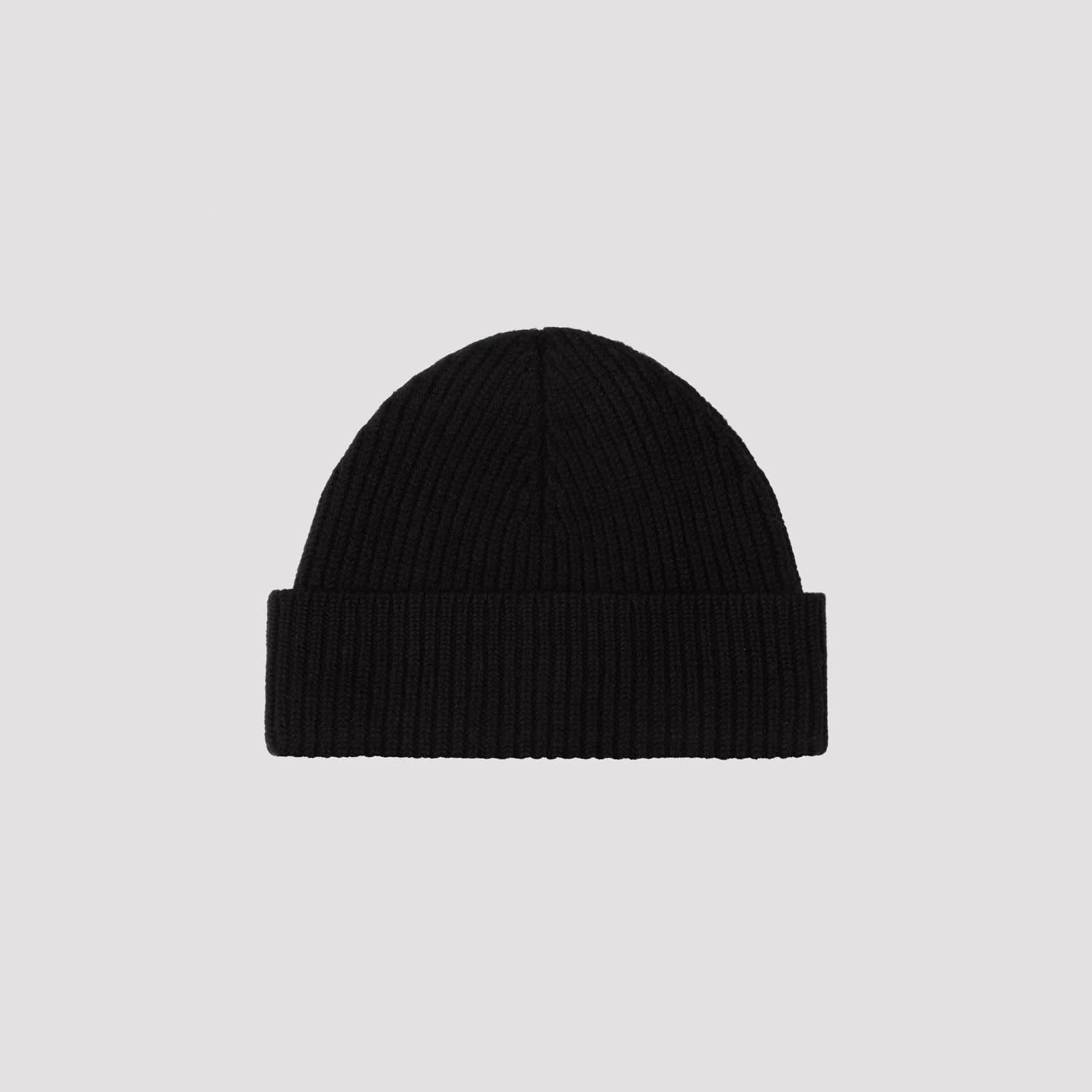 Shop Ami Alexandre Mattiussi Wool De Coeur Beanie In Black Red