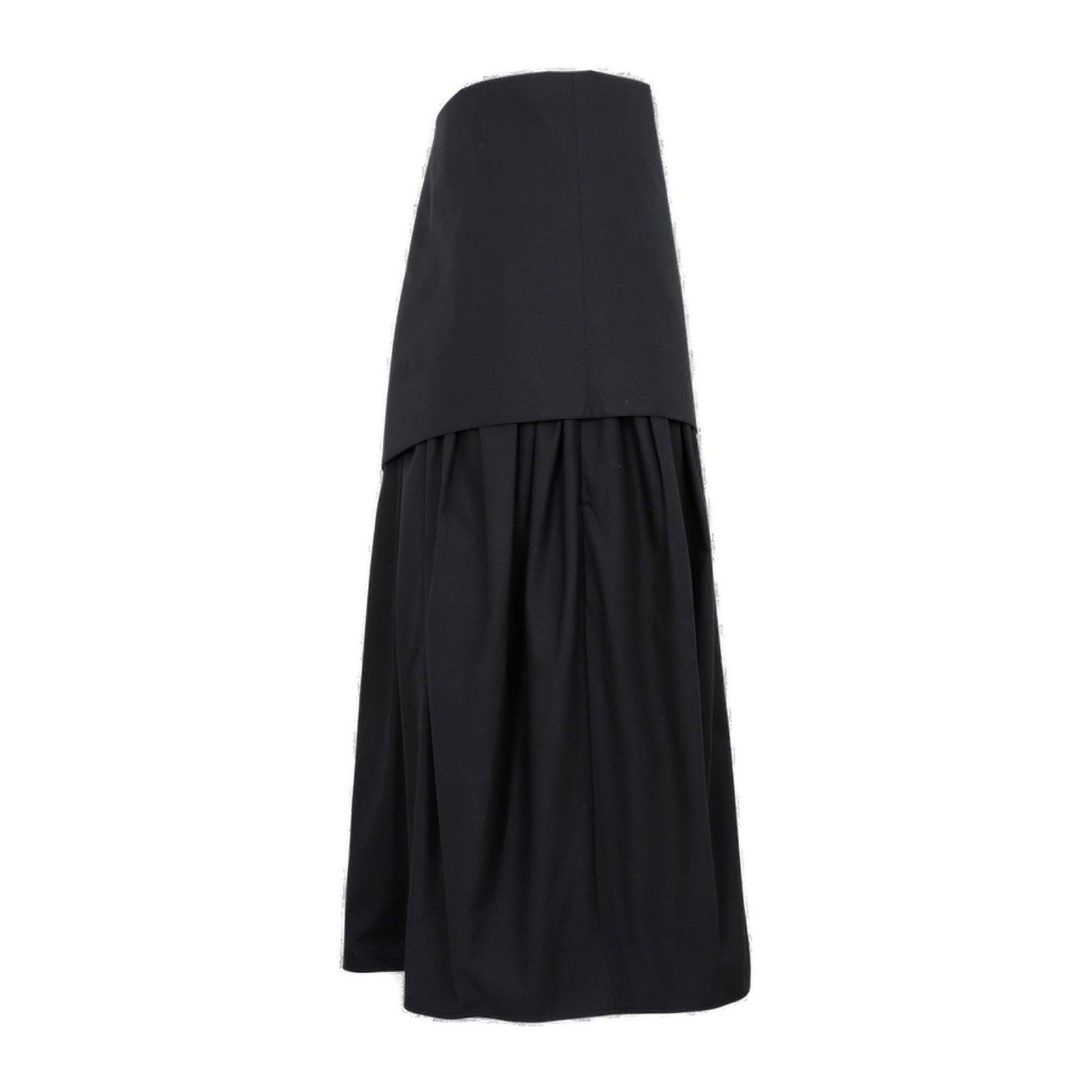 Lemaire Asymmetric Midi Skirt