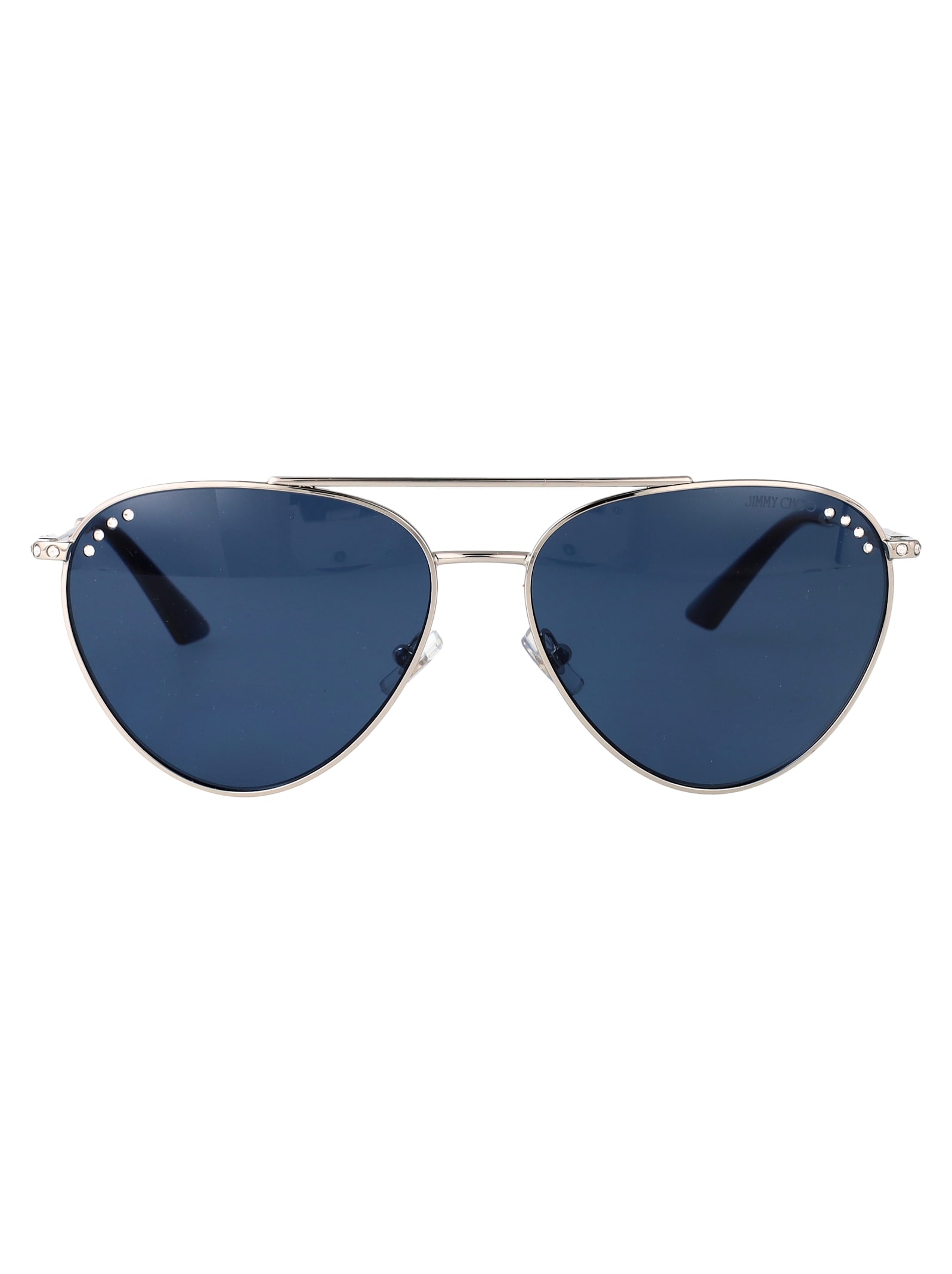 Jimmy Choo Eyewear Aviator Sunglasses In Blue