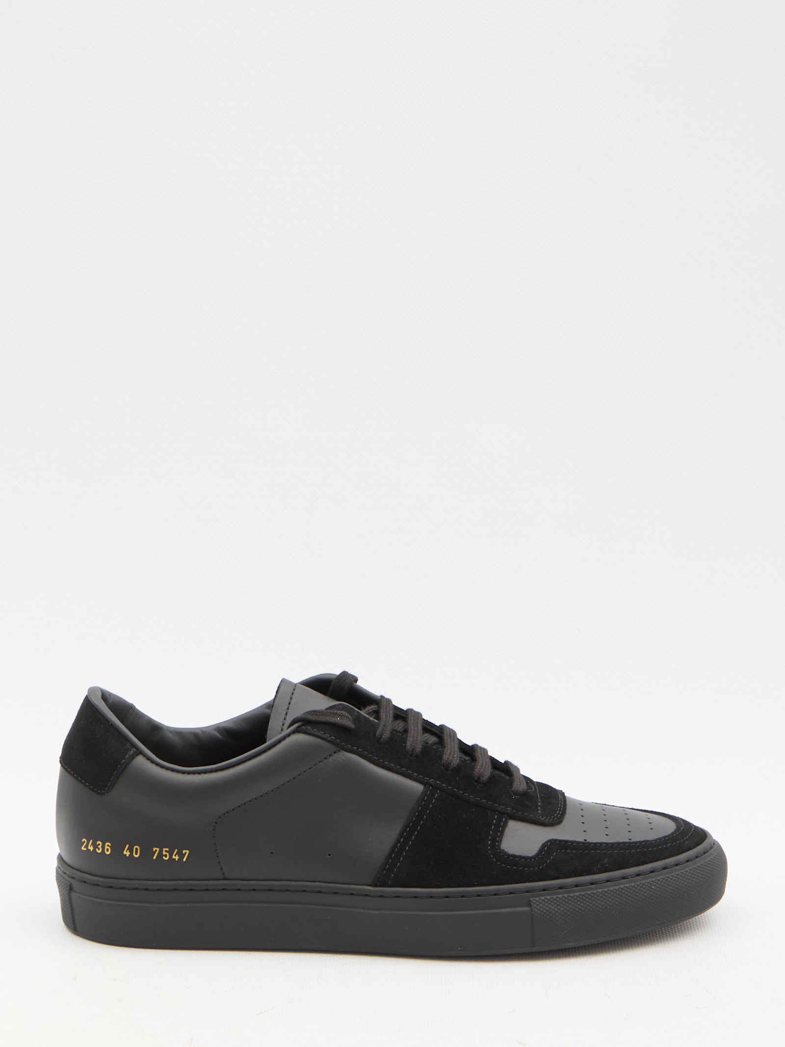 Shop Common Projects Bball Duo Sneakers In Black