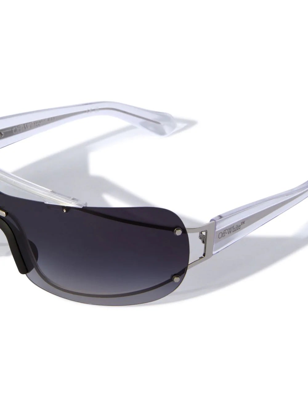 Off-white Big Wharf Oversized Sunglasses In Black