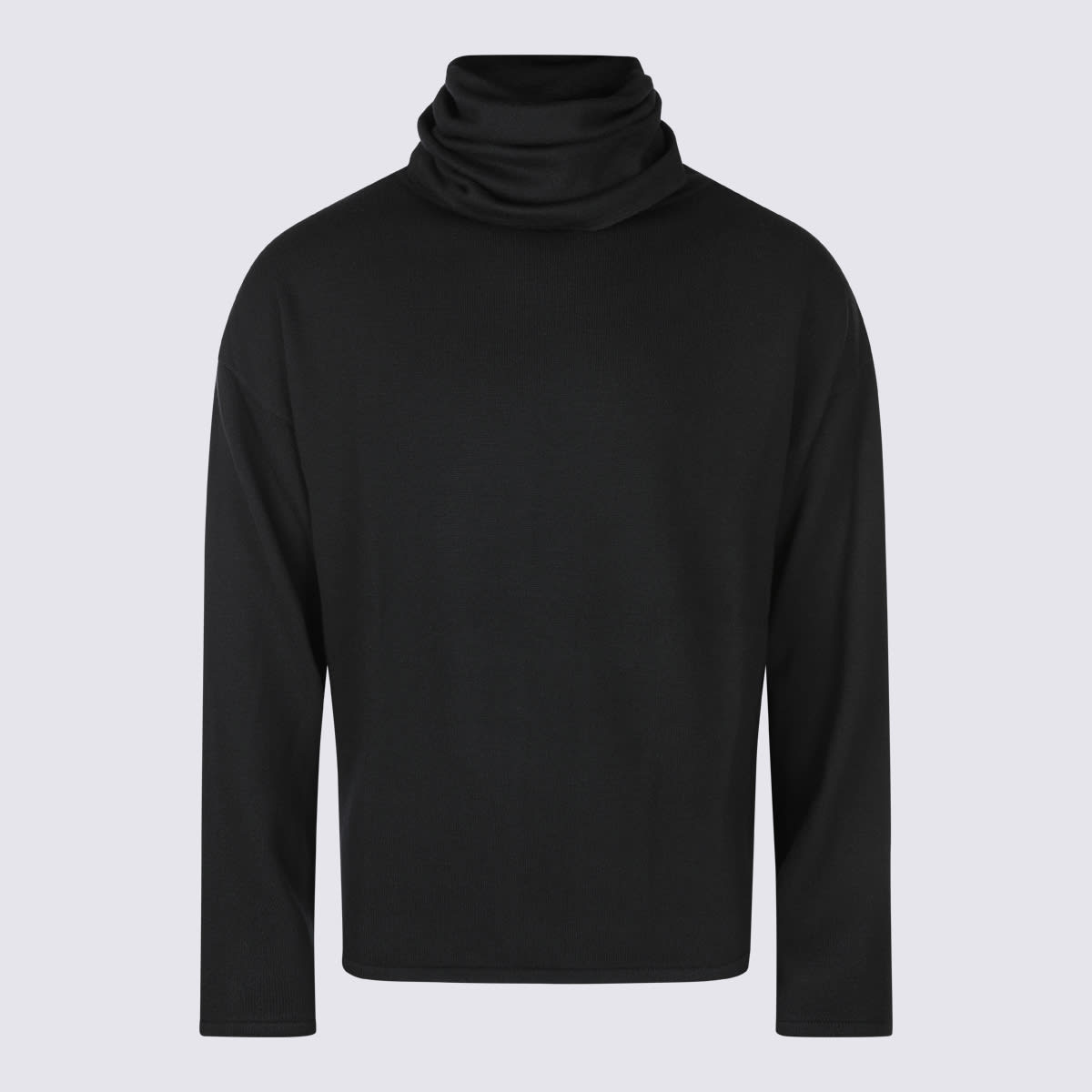 Shop Saint Laurent Black Wool Knitwear