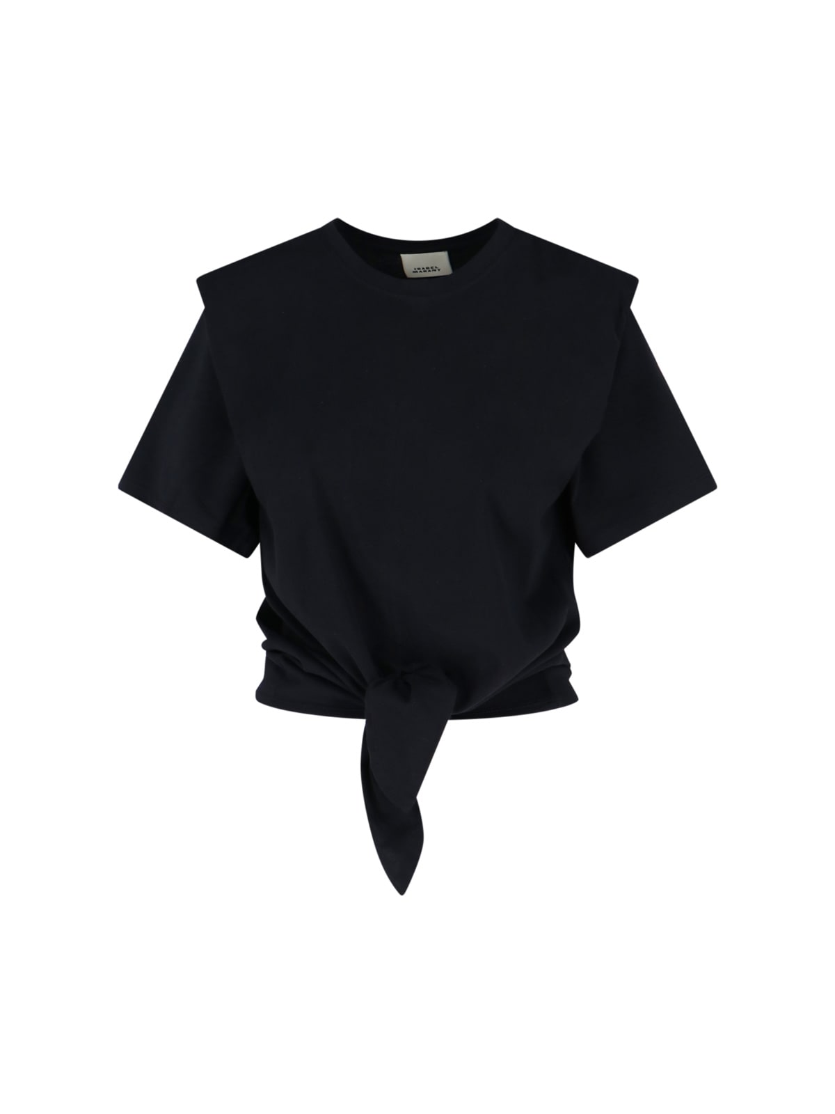 Zelikia Black Cotton T-shirt