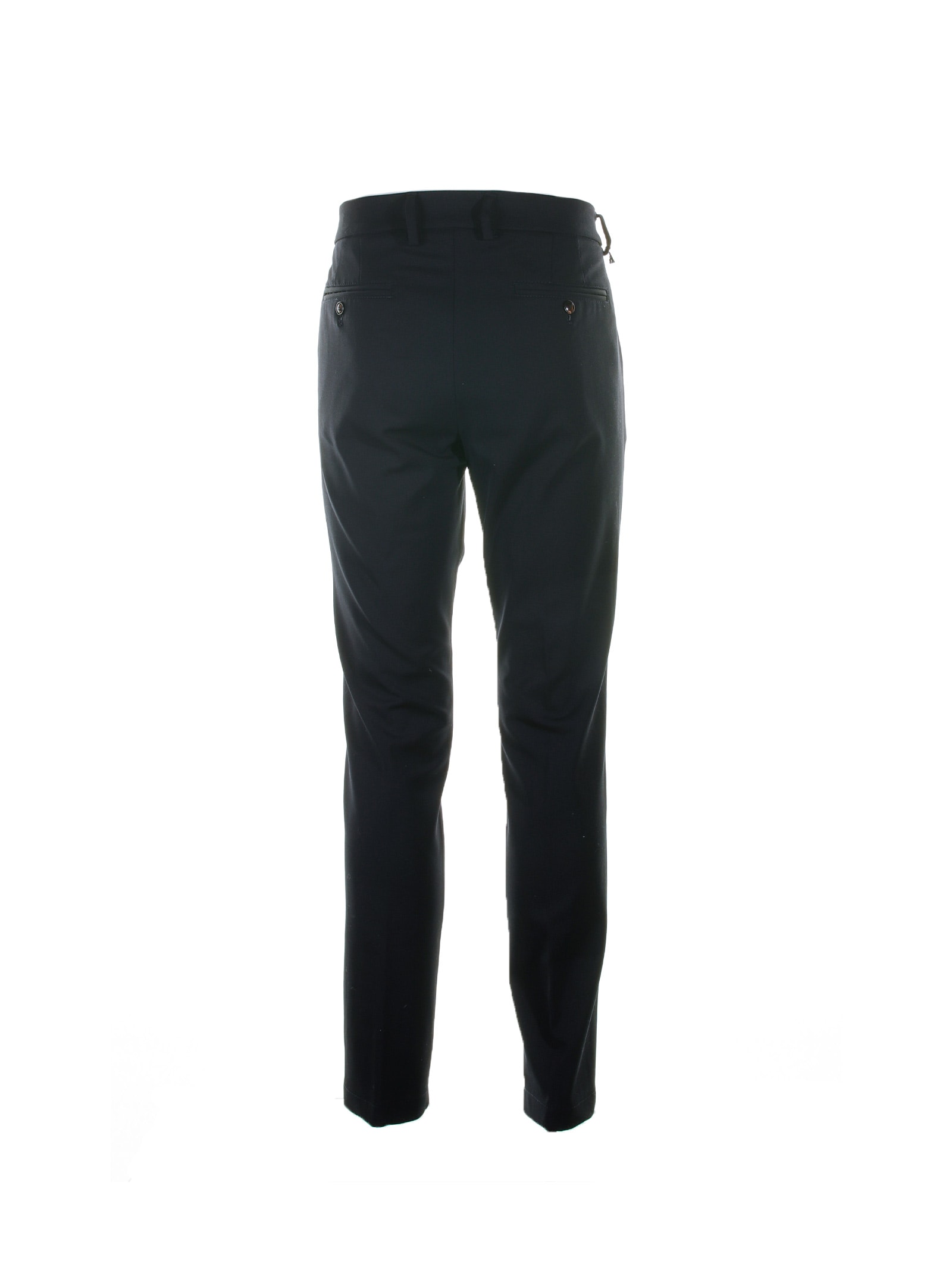 Shop Cruna Brera Navy Trousers For Men In Notte