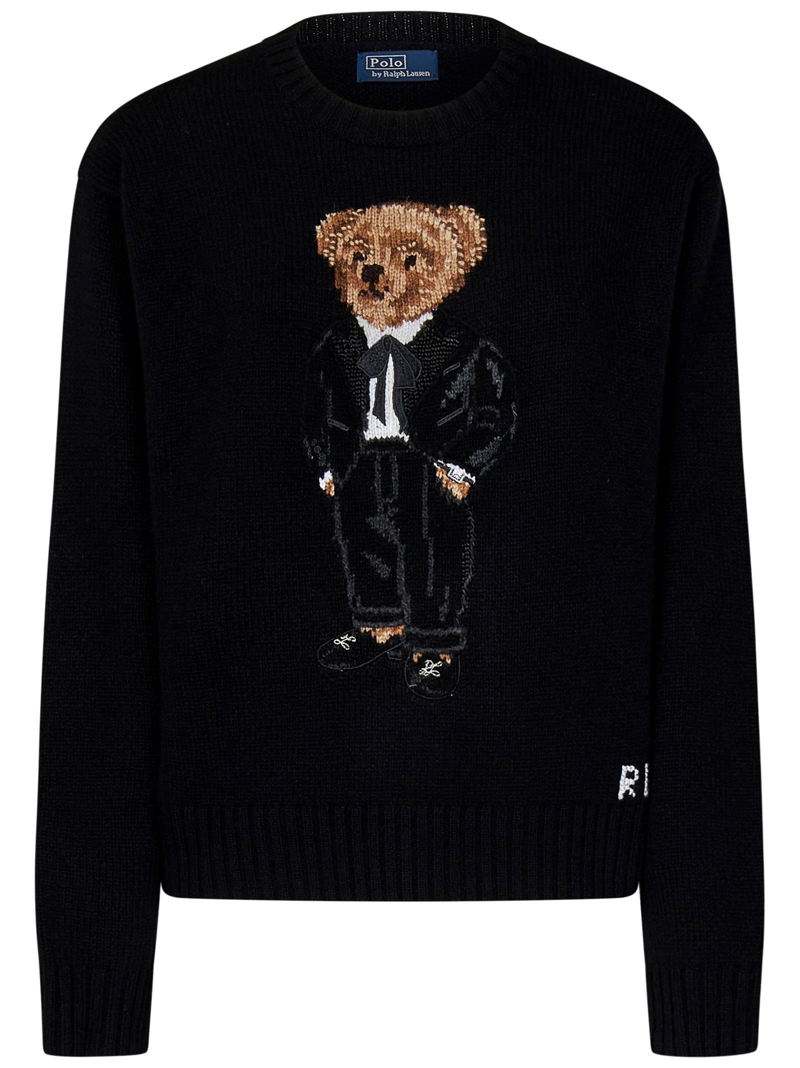 Shop Polo Ralph Lauren Sweater In Black