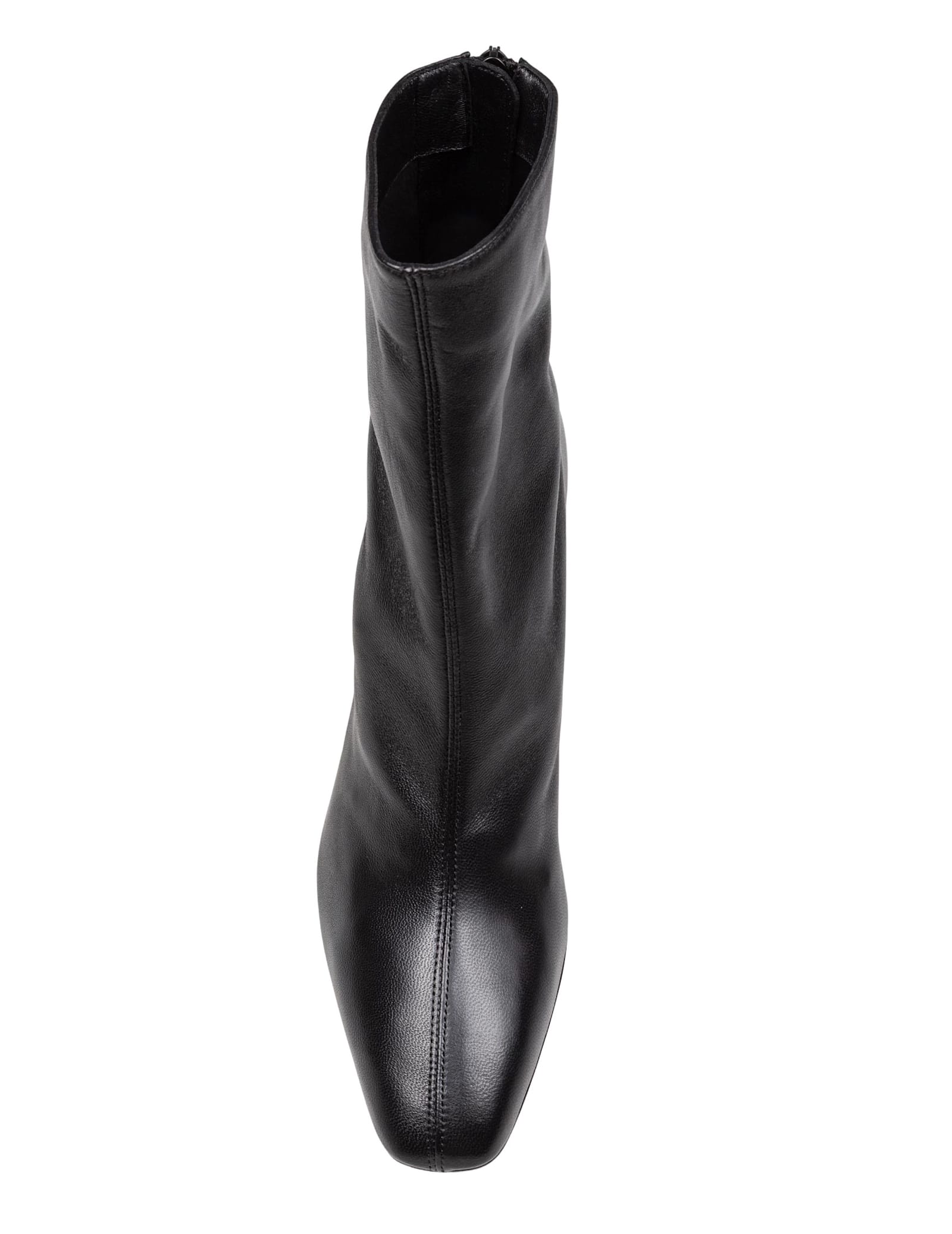Aquazzura Black Nappa Leather Amore Ankle Boots In Black