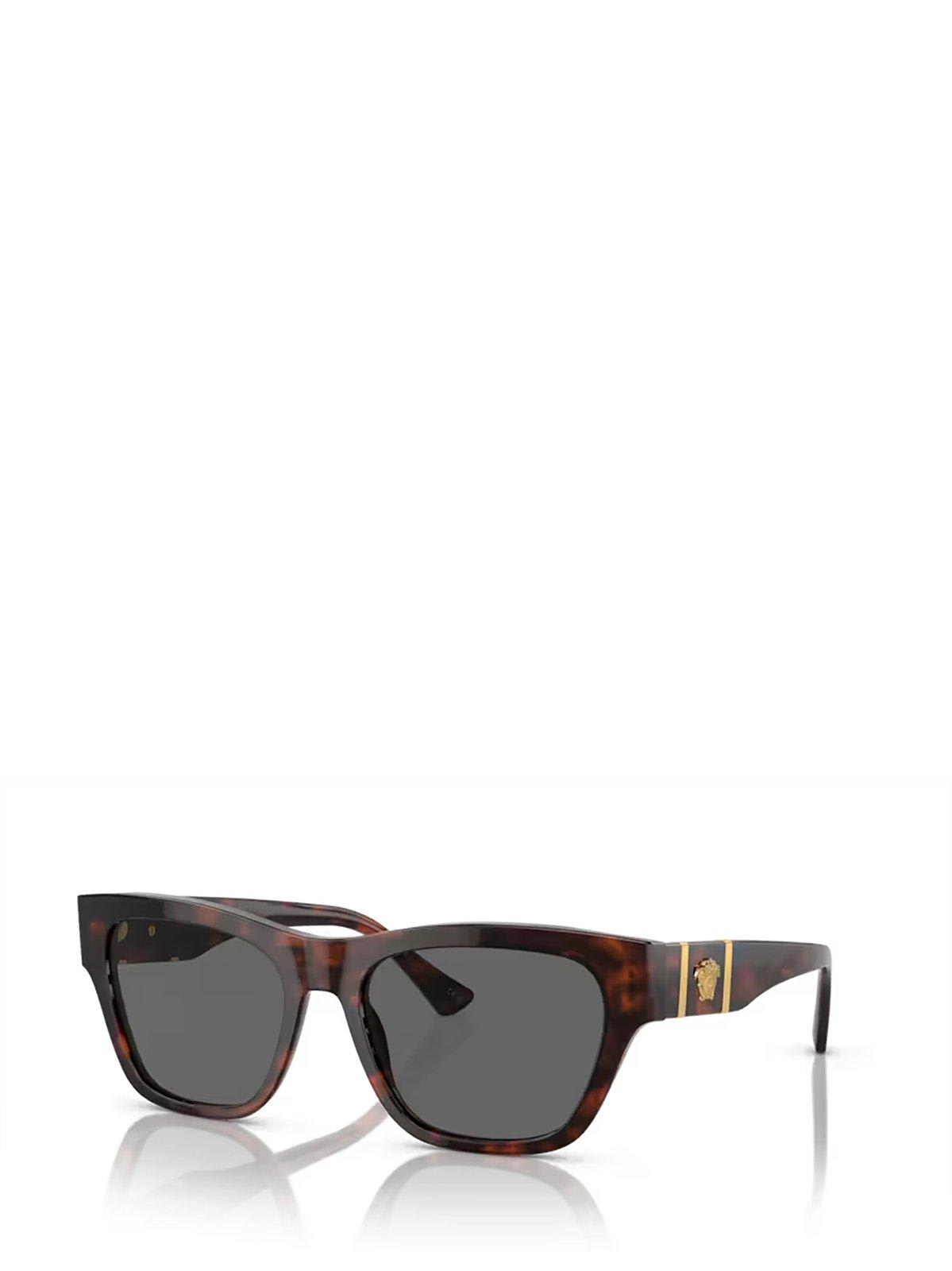 Shop Versace Square Frame Sunglasses In 542987