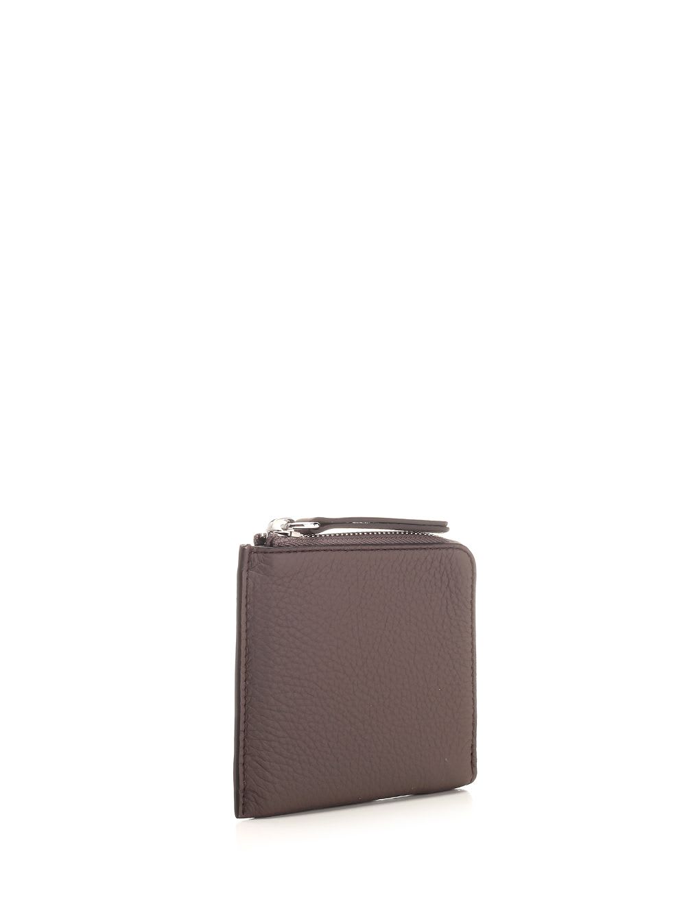 Shop Maison Margiela Zip Around Wallet In Brown