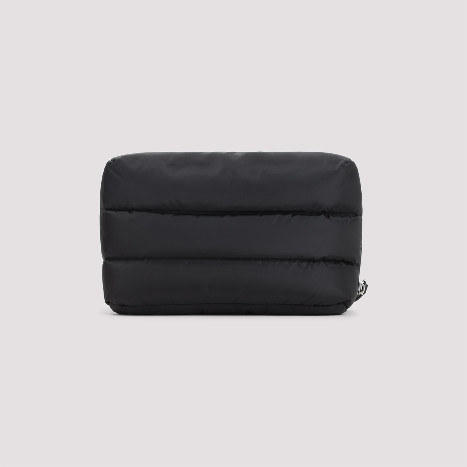 Moncler Black Fabric Caradoc Beauty Case In Black