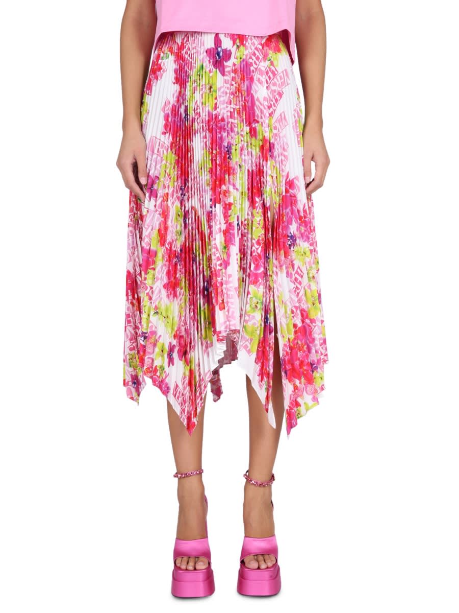 Versace Synthetic Fibers Skirt In Multicolour