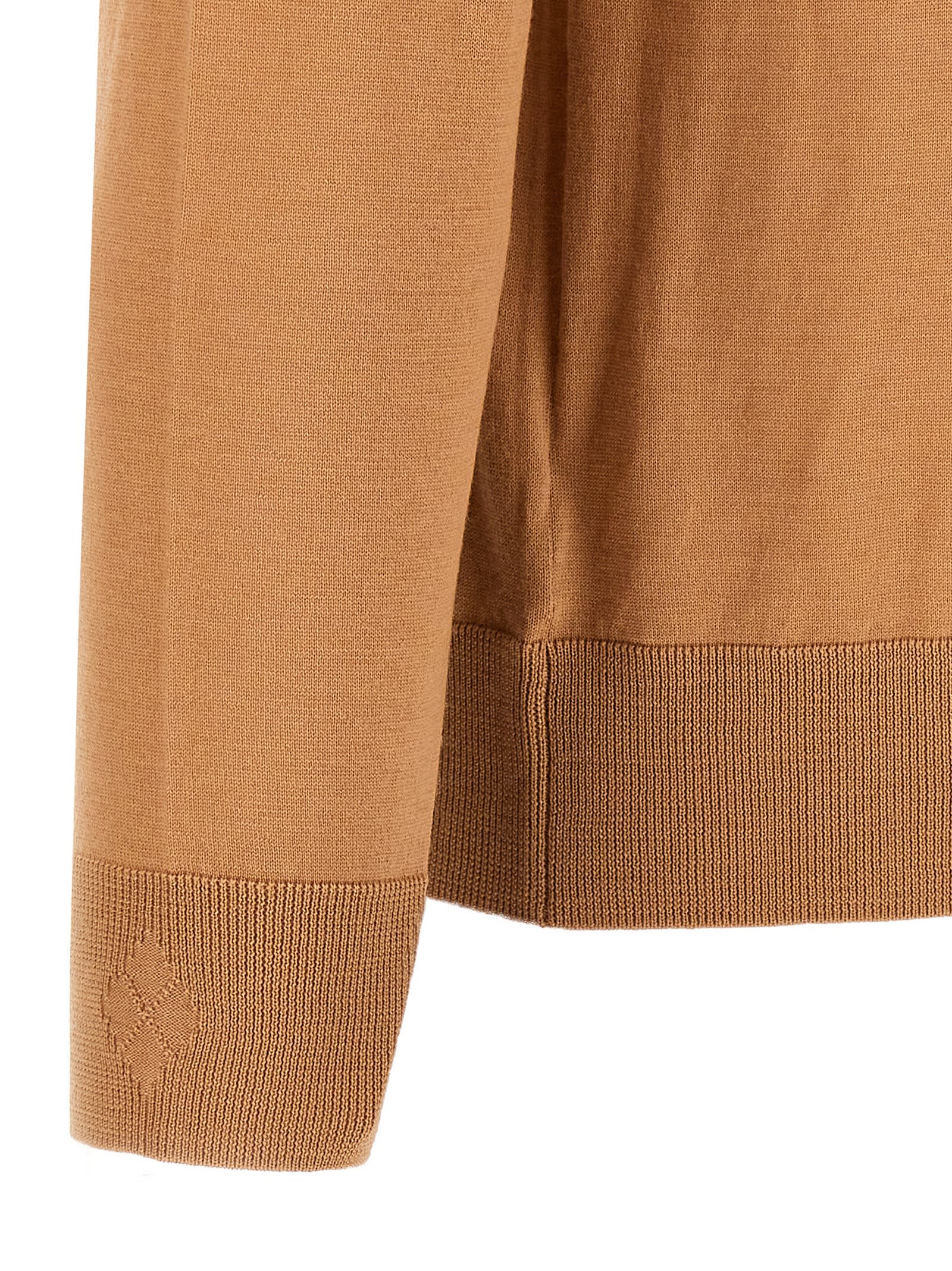 Ballantyne R Neck Sweaters And Cardigans In Beige