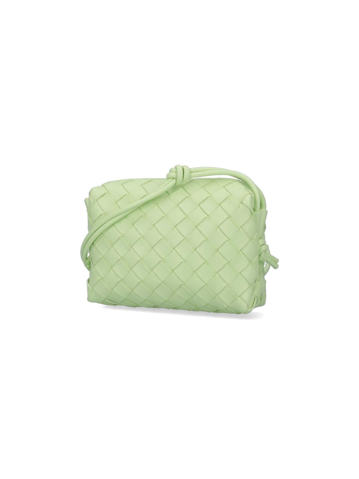 Shop Bottega Veneta Braided Mini Bag In Green