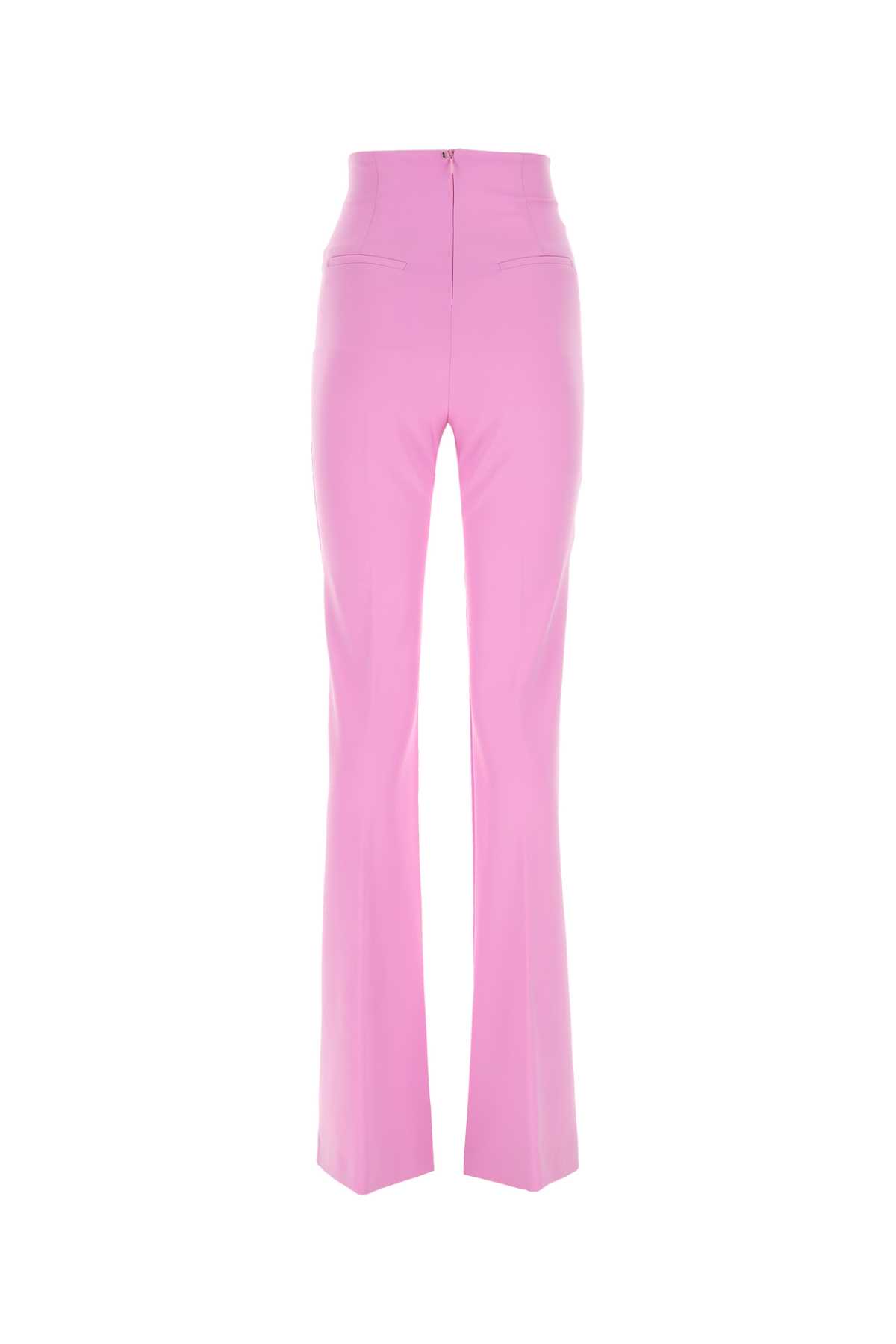 Shop Sportmax Pink Stretch Nylon Peter Pant In 002