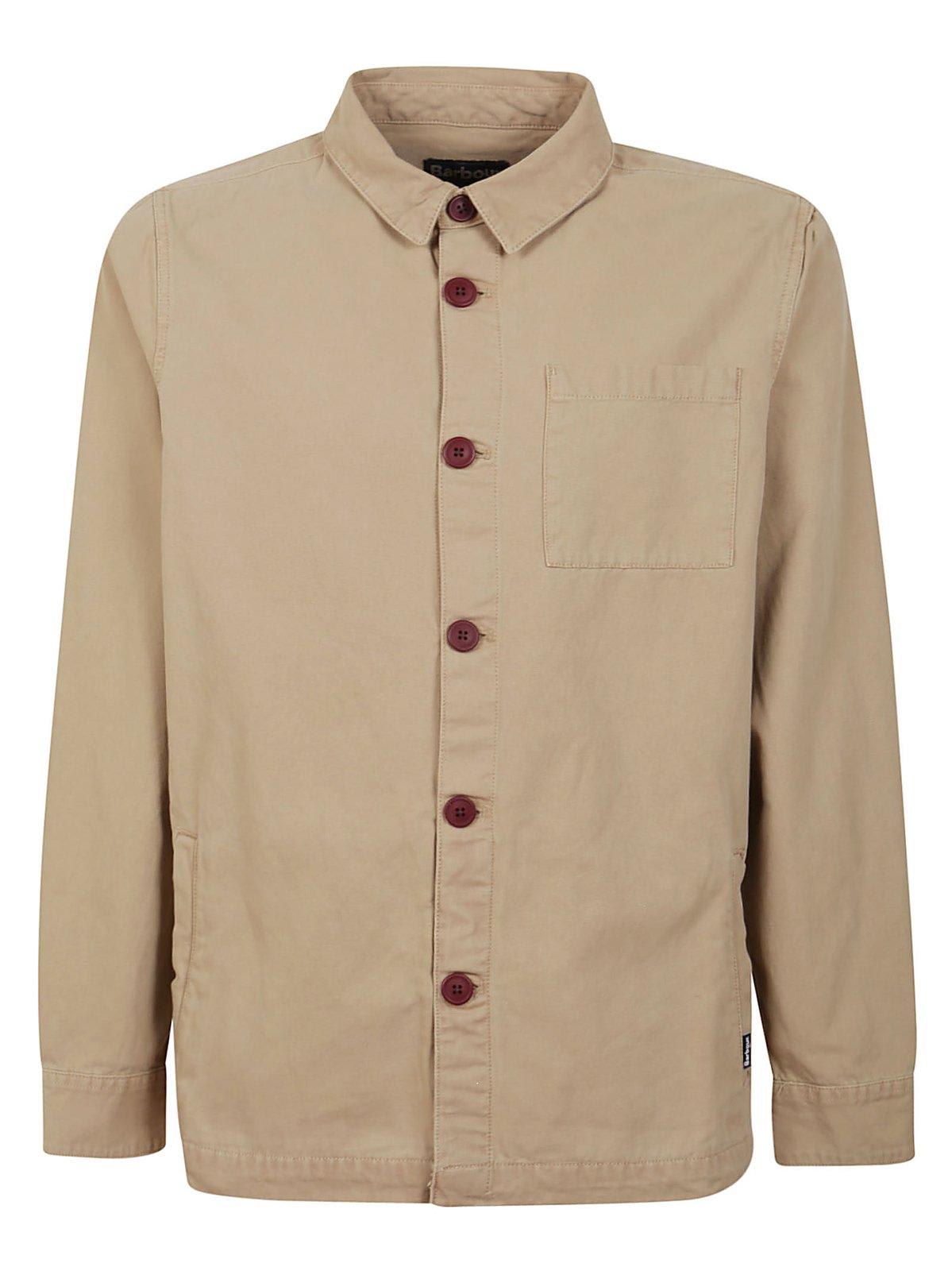 BARBOUR BUTTONED WASHED OVERSHIRT