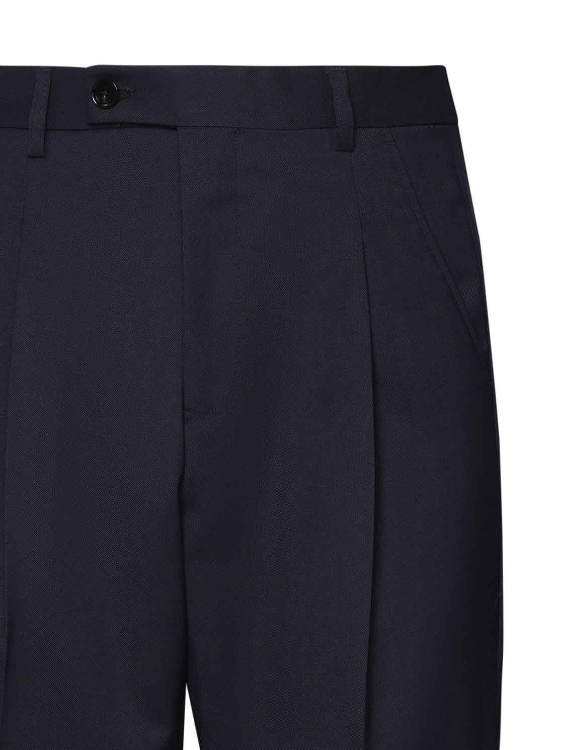 Be Able Virgin Wool Blend Trousers In Blue