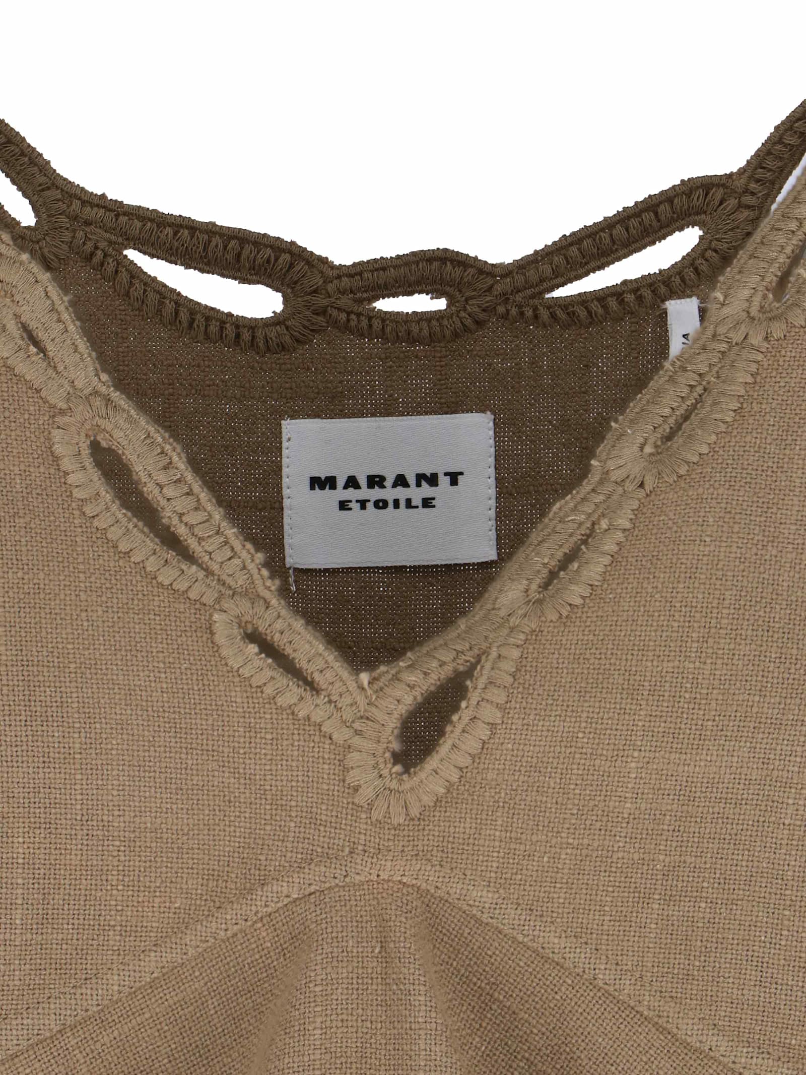 Isabel Marant Étoile Sleeveless V-neckline Crochet Detailing