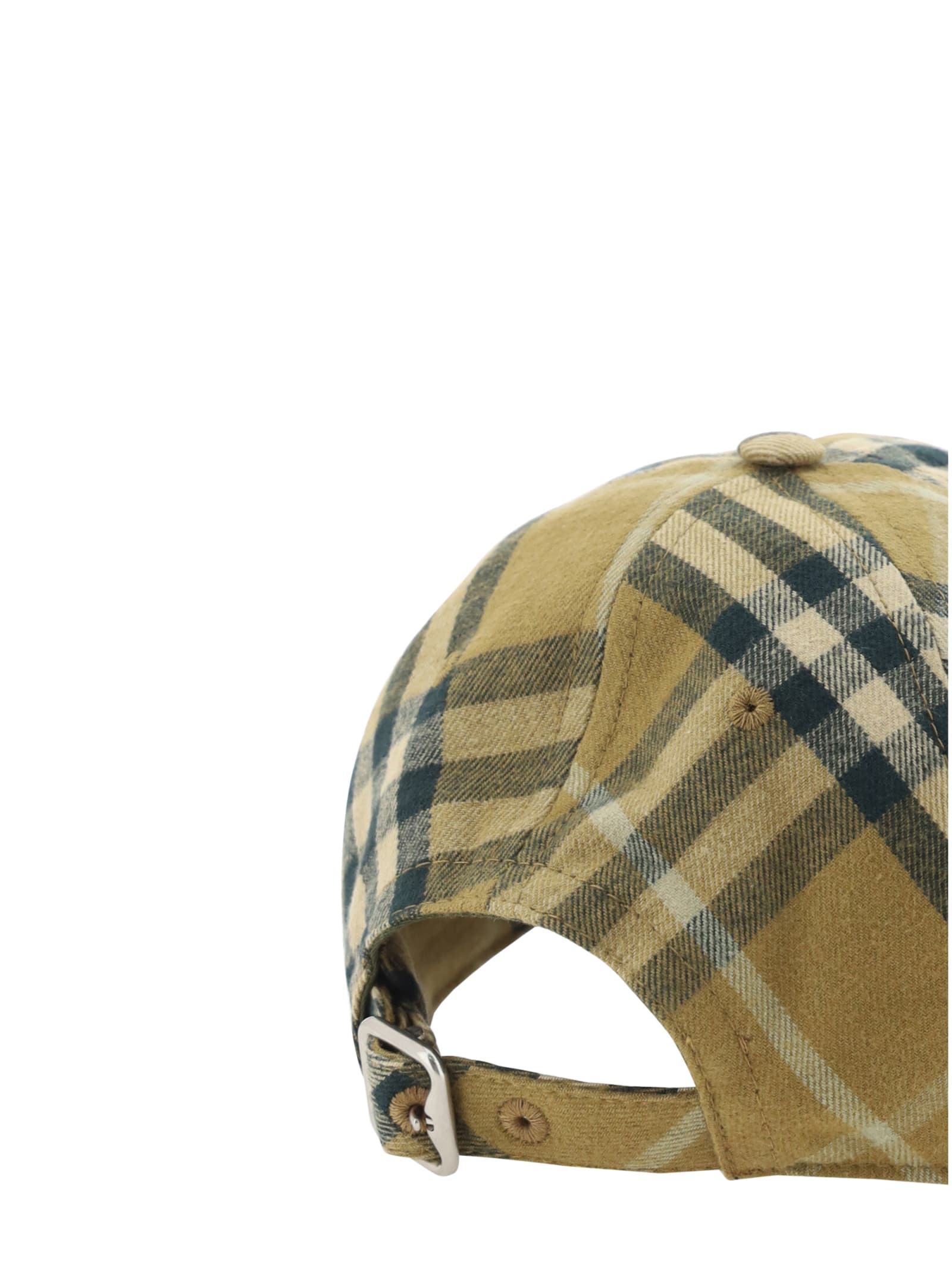 Shop Burberry Baseball Hat In Camp Ip Check