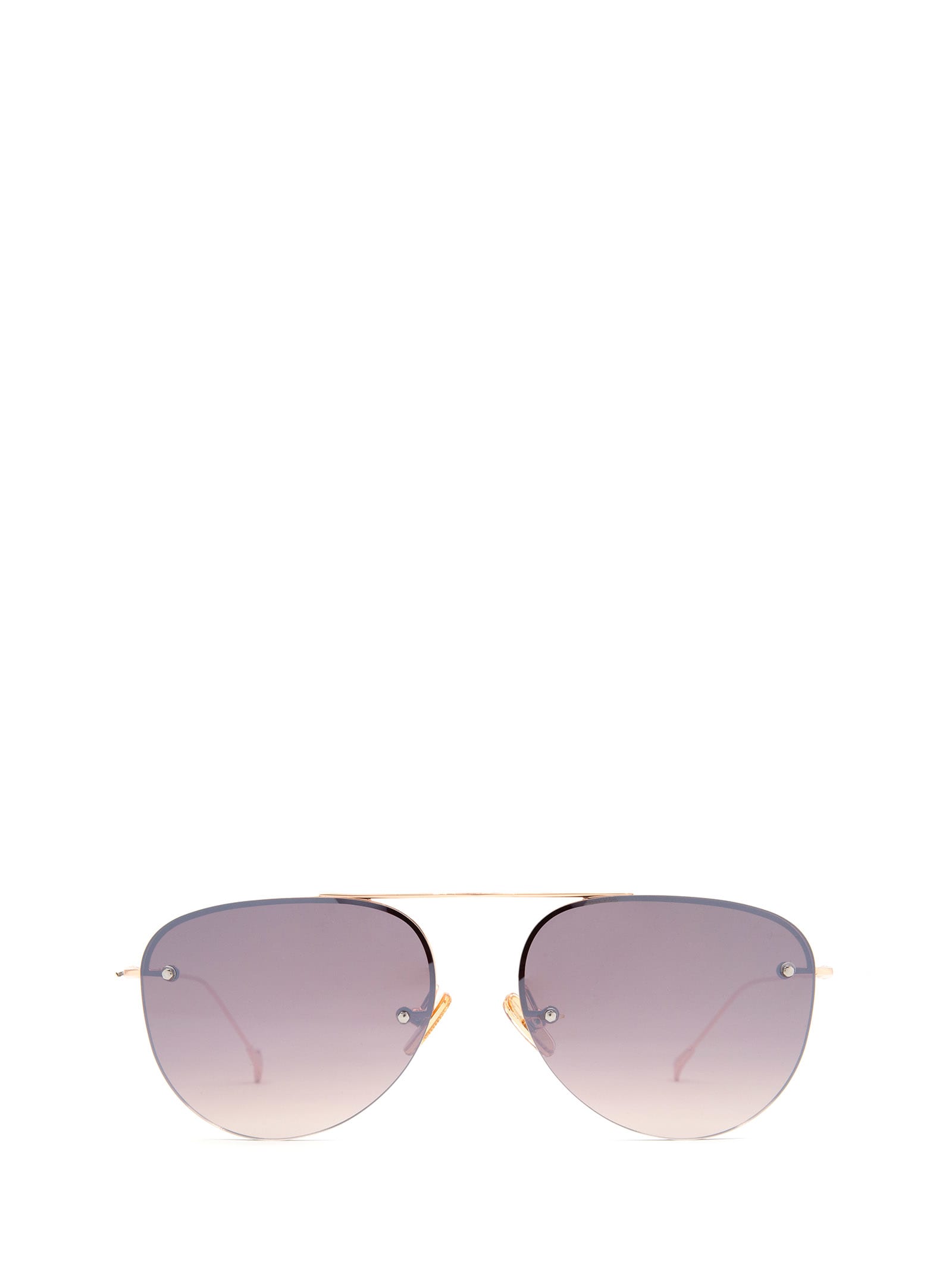 Shop Eyepetizer Player Rose Gold Sunglasses