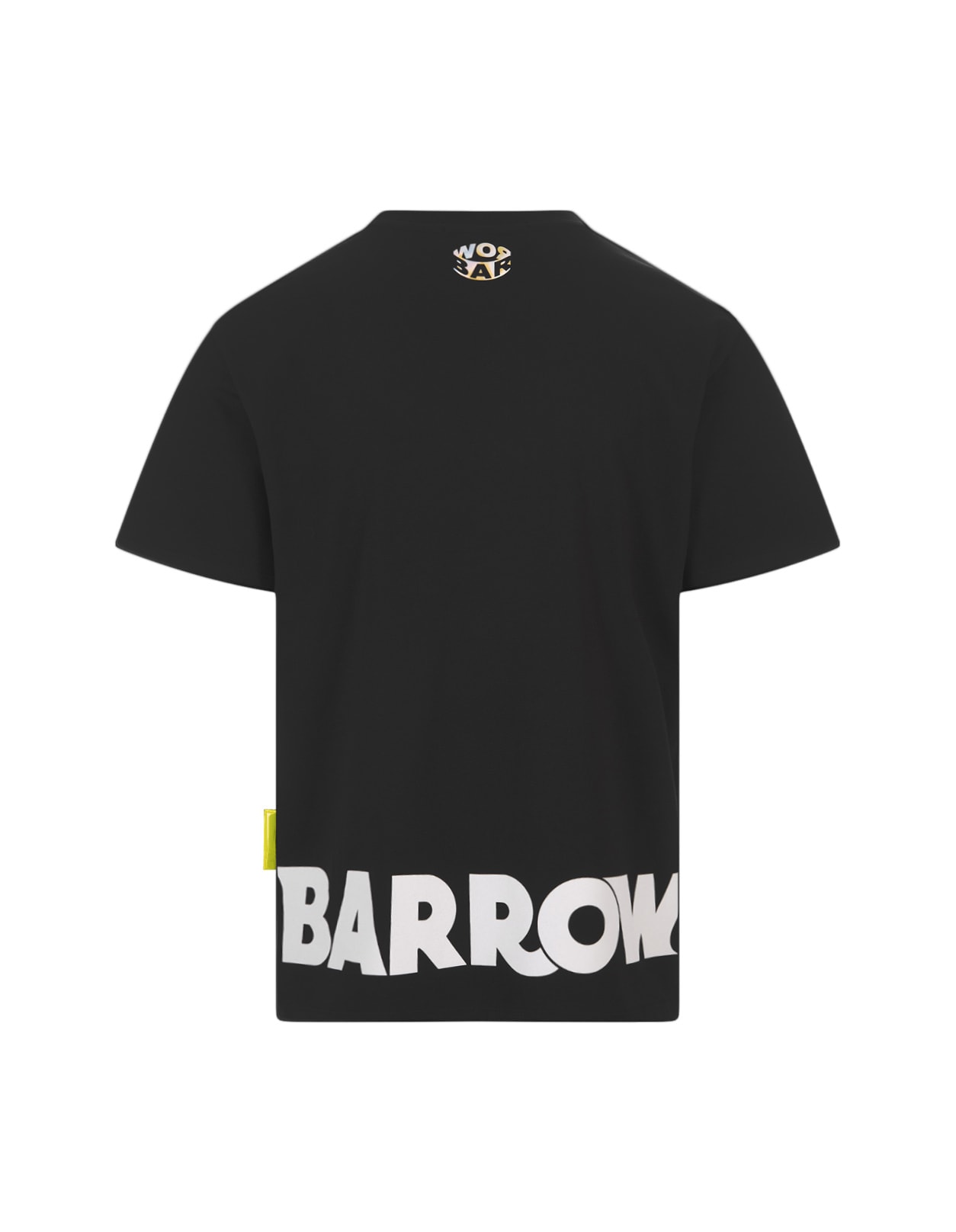 Shop Barrow Black T-shirt With Lettering Logo
