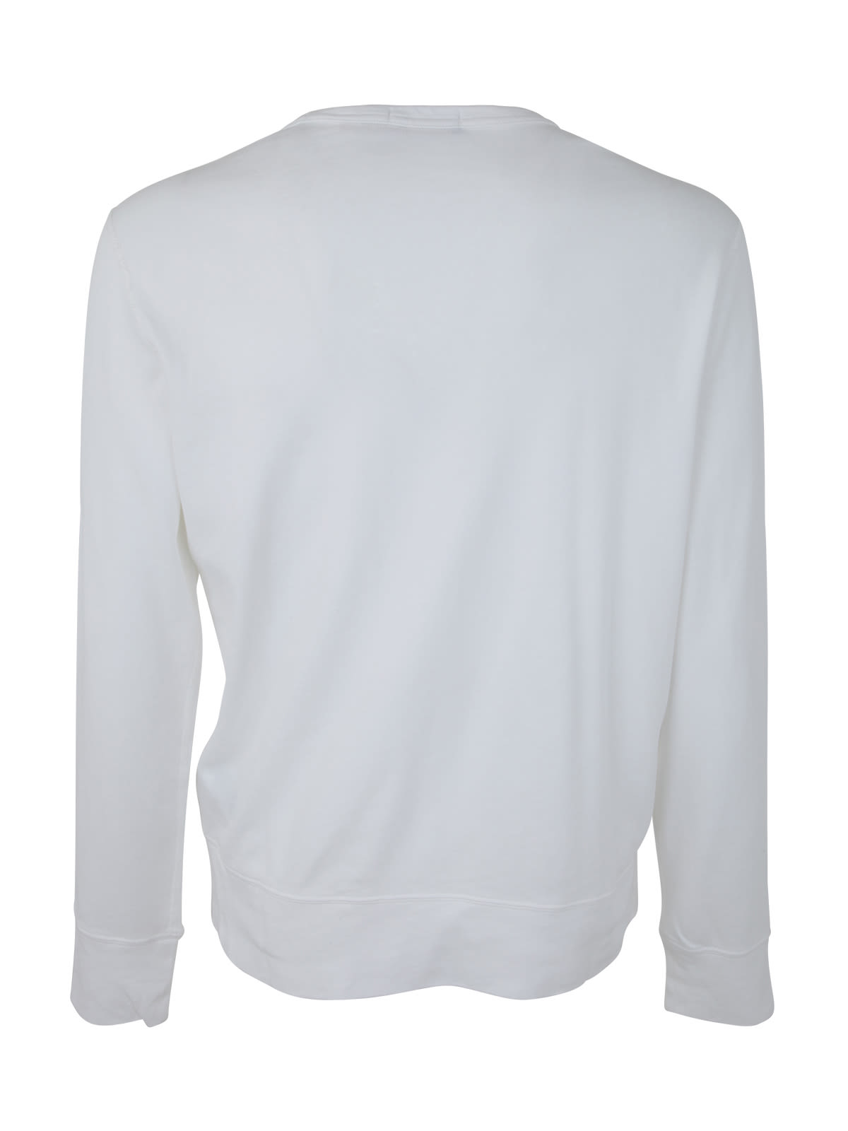 Shop Polo Ralph Lauren Lscnm13 Long Sleeve Sweatshirt In White