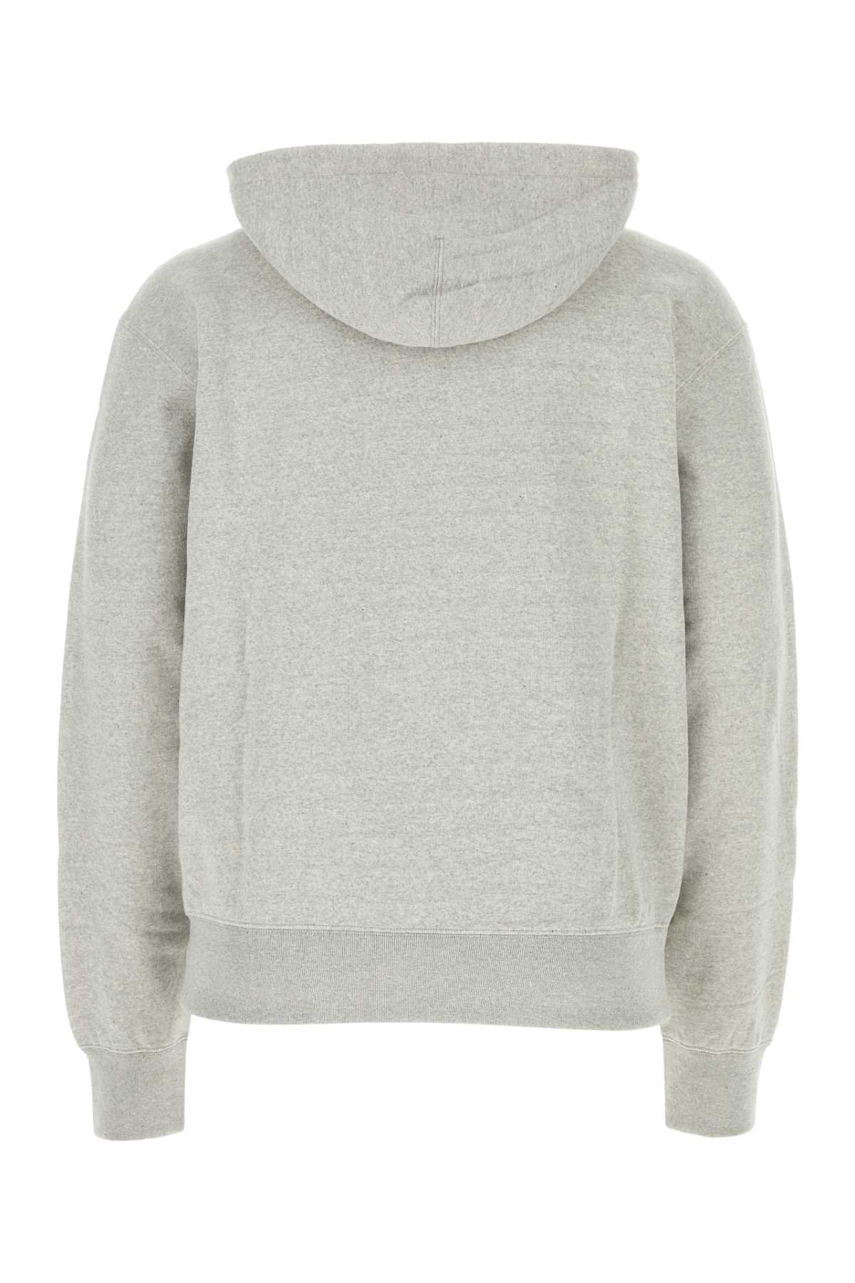 Shop Jil Sander Light Grey Cotton Sweatshirt In 052