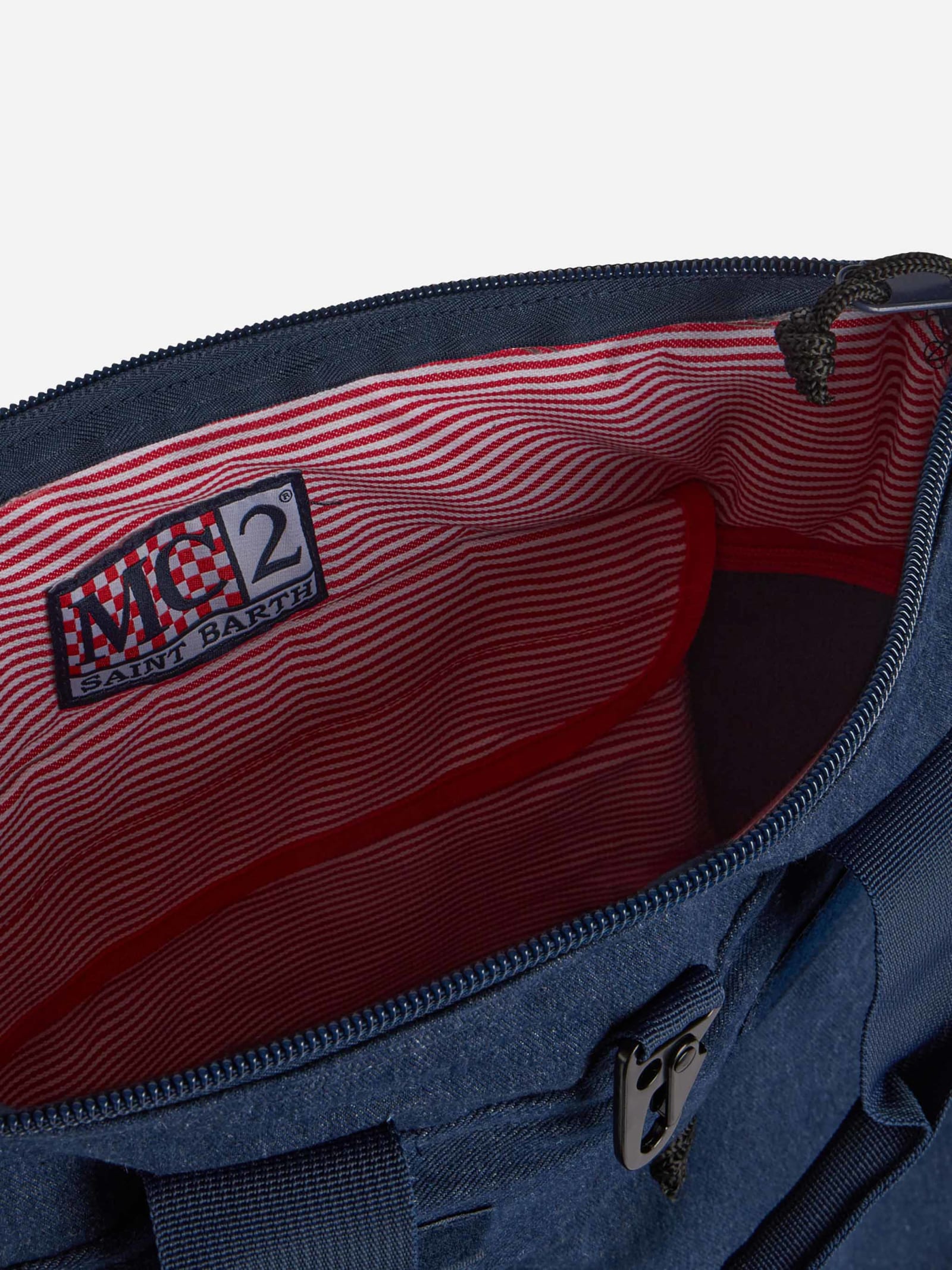 MC2 SAINT BARTH DENIM CANVAS BACKPACK HELMUT