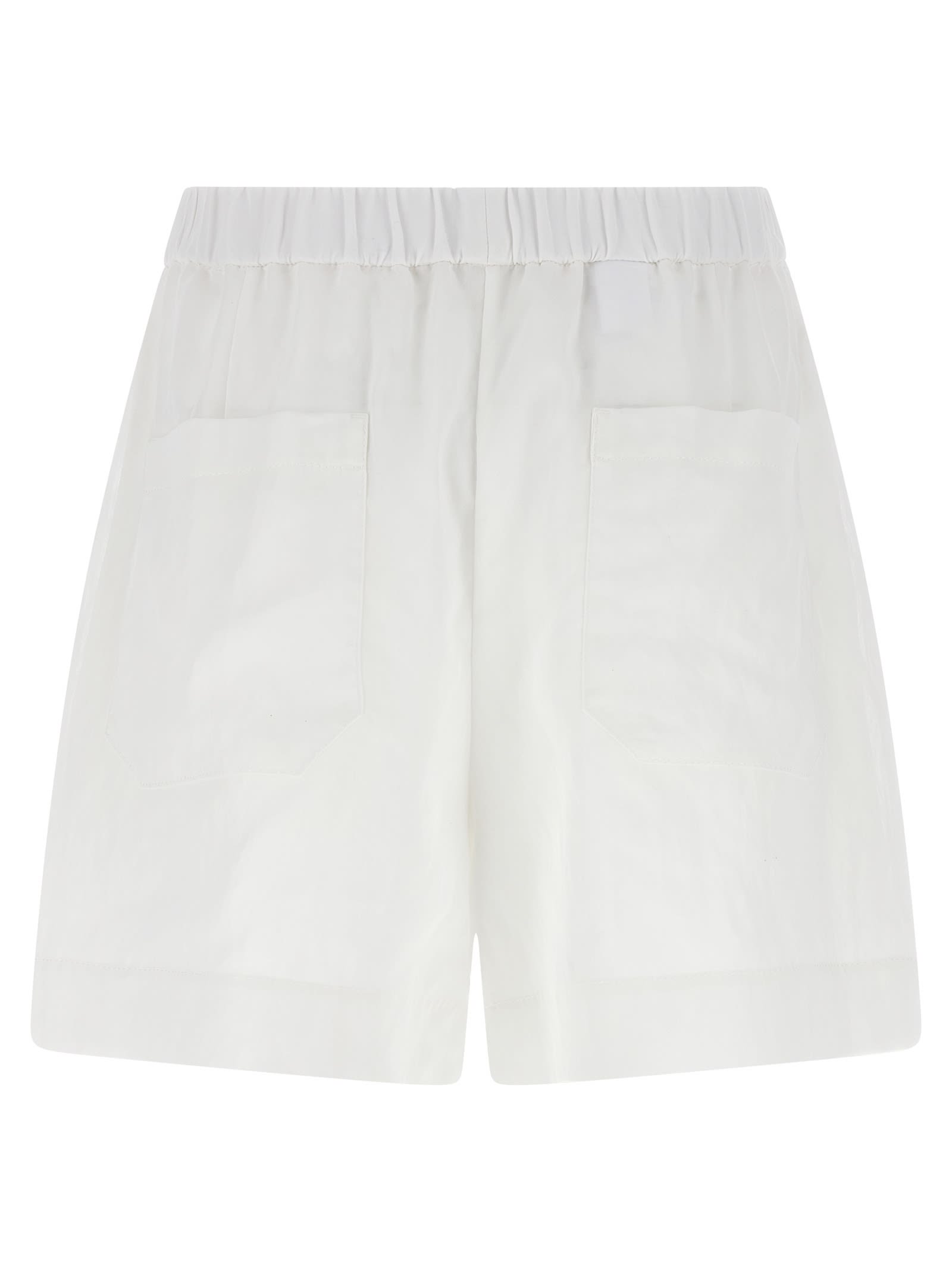 Brunello Cucinelli Baggy Shorts In Gray