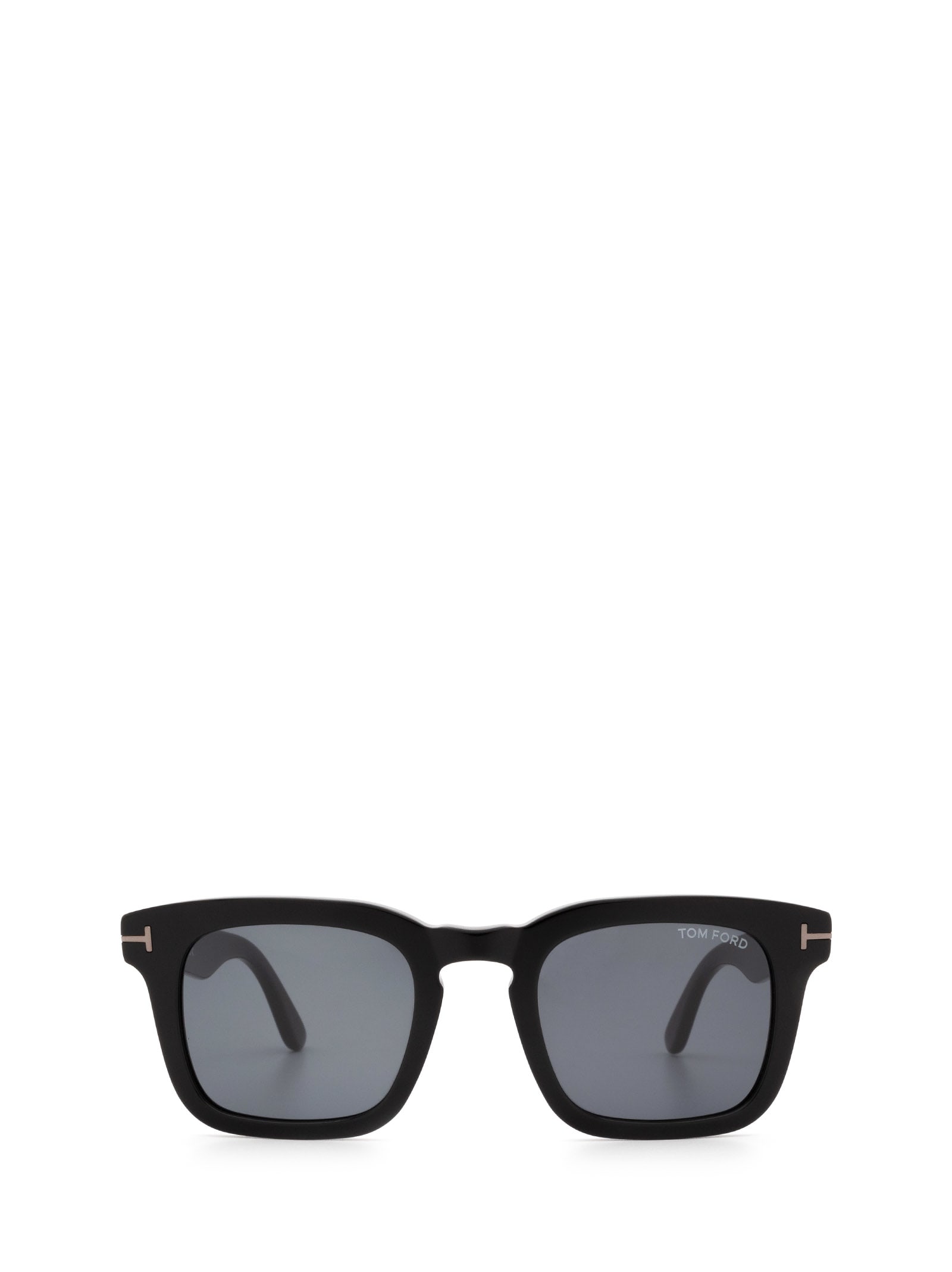 Tom Ford 方框太阳眼镜 In Shiny Black