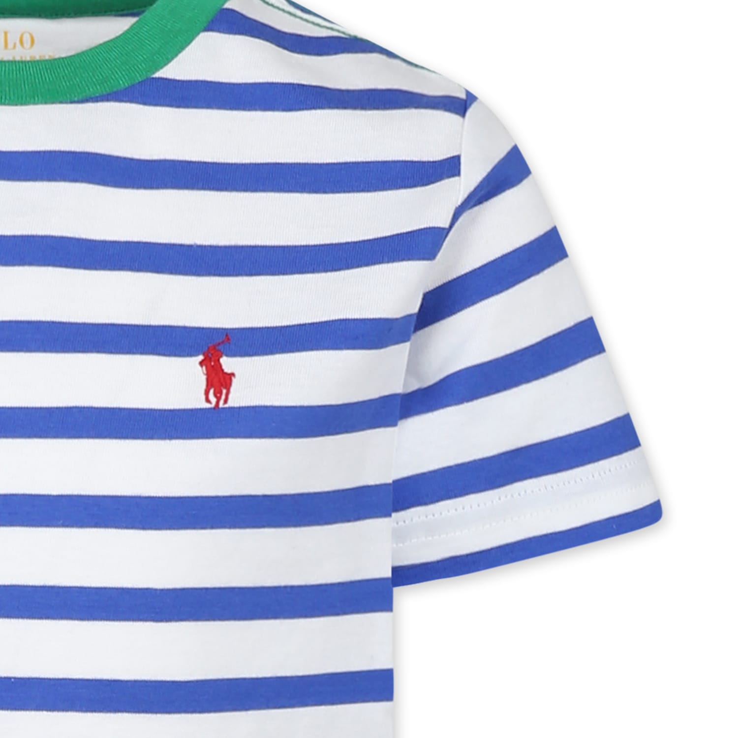 Ralph Lauren Multicolor T-shirt For Boy With Horse