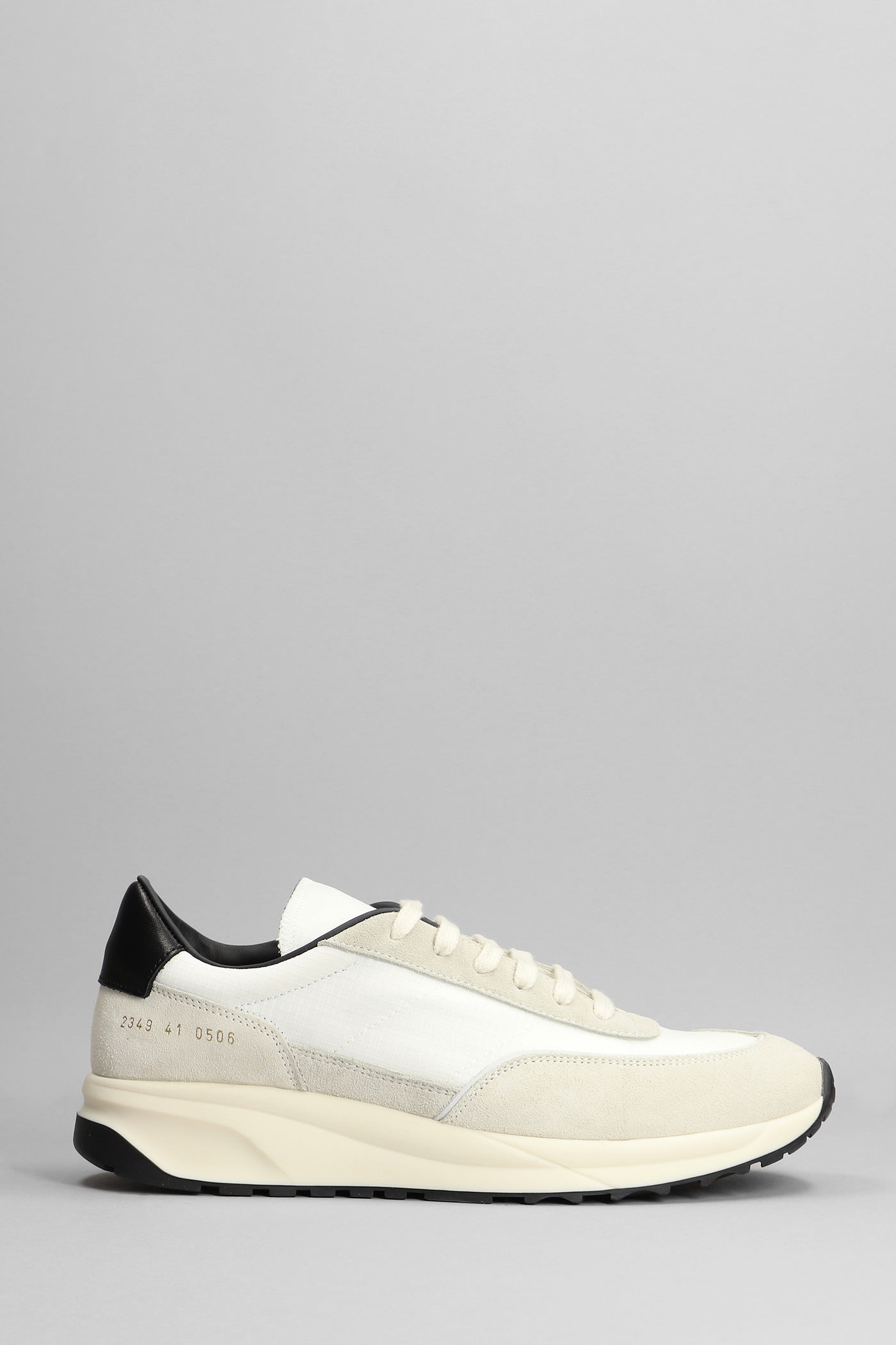 Common Projects Track 80 Sneakers In White Nylon
