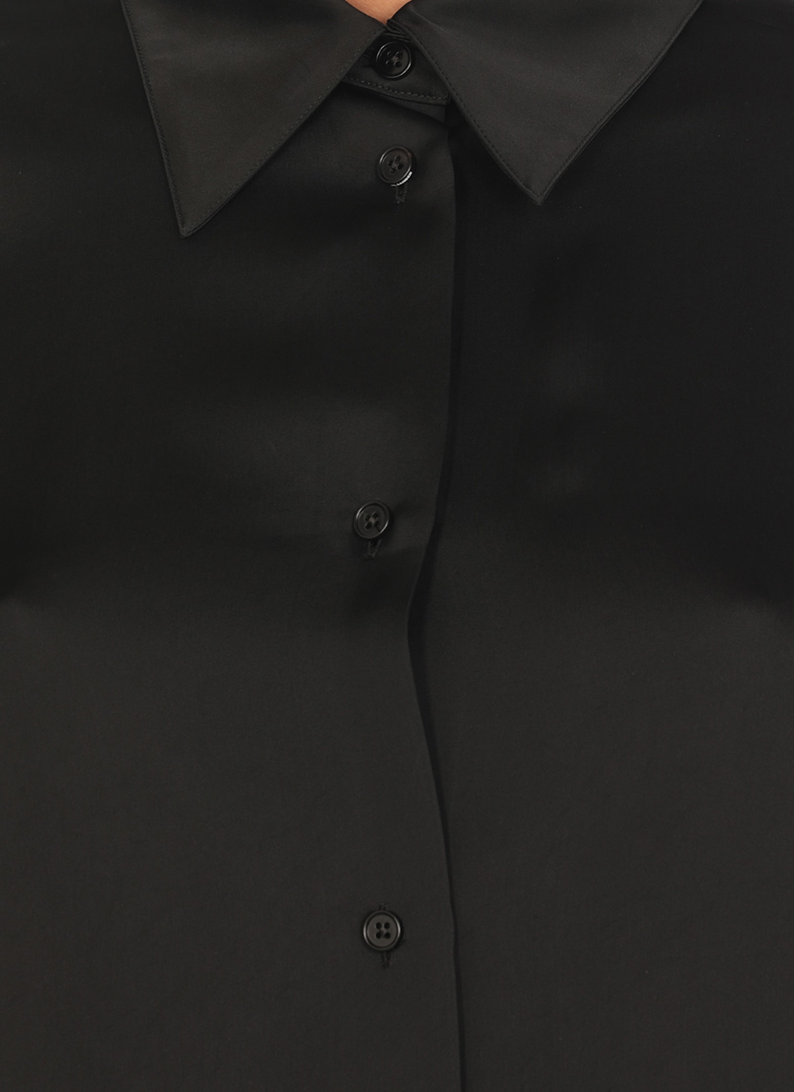 Jil Sander Long Sleeve Shirt In Black