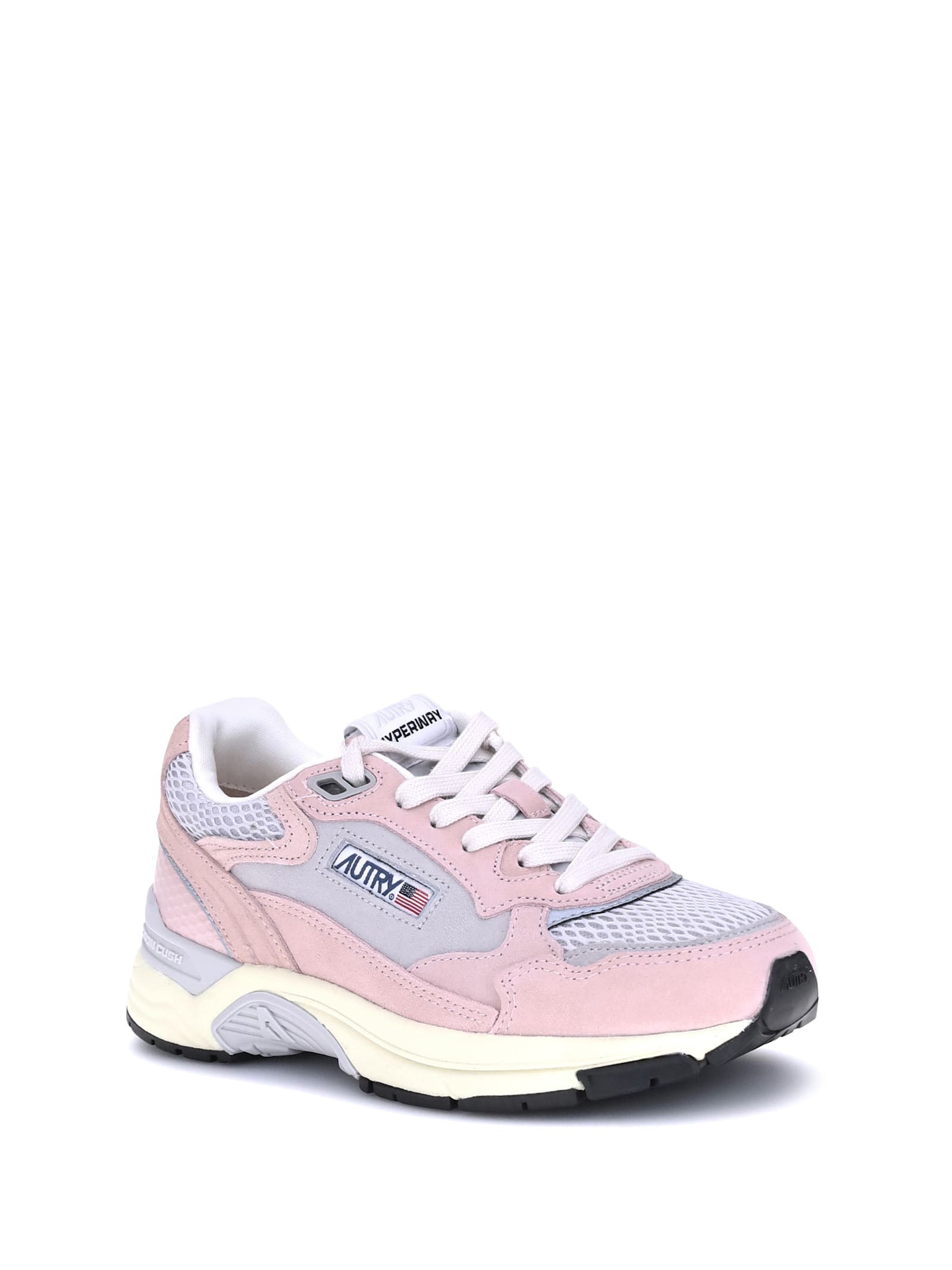 Autry Low Hyperway Wom Sneakers With Mesh Panels In Multi