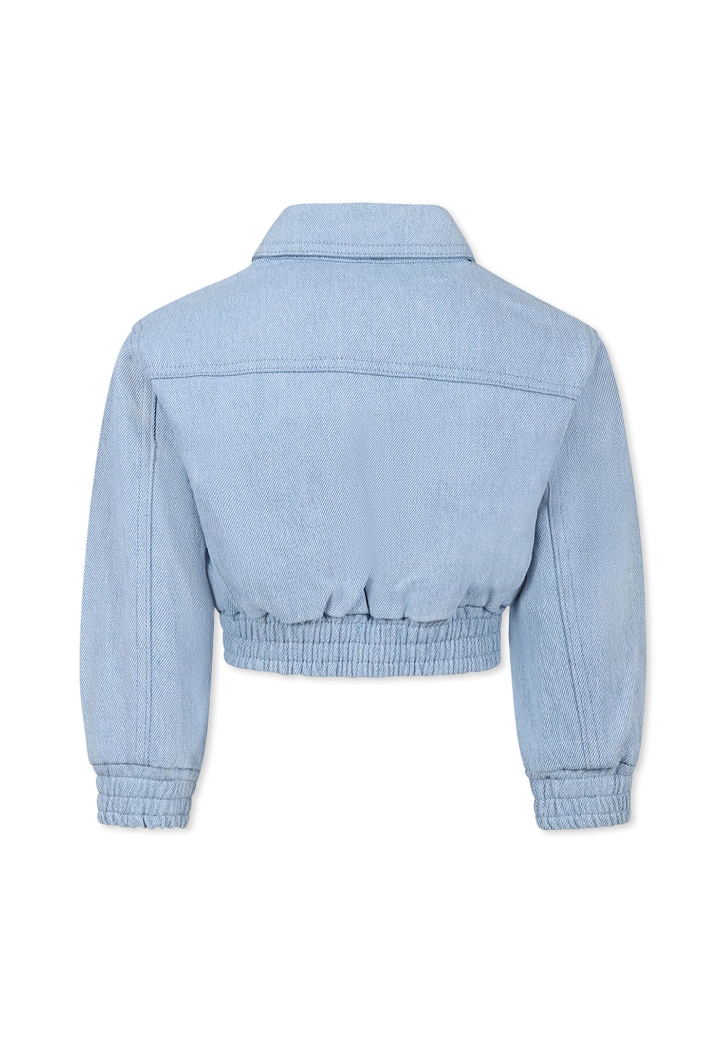 Stella Mccartney Long-sleeved Casual Jacket In Denim