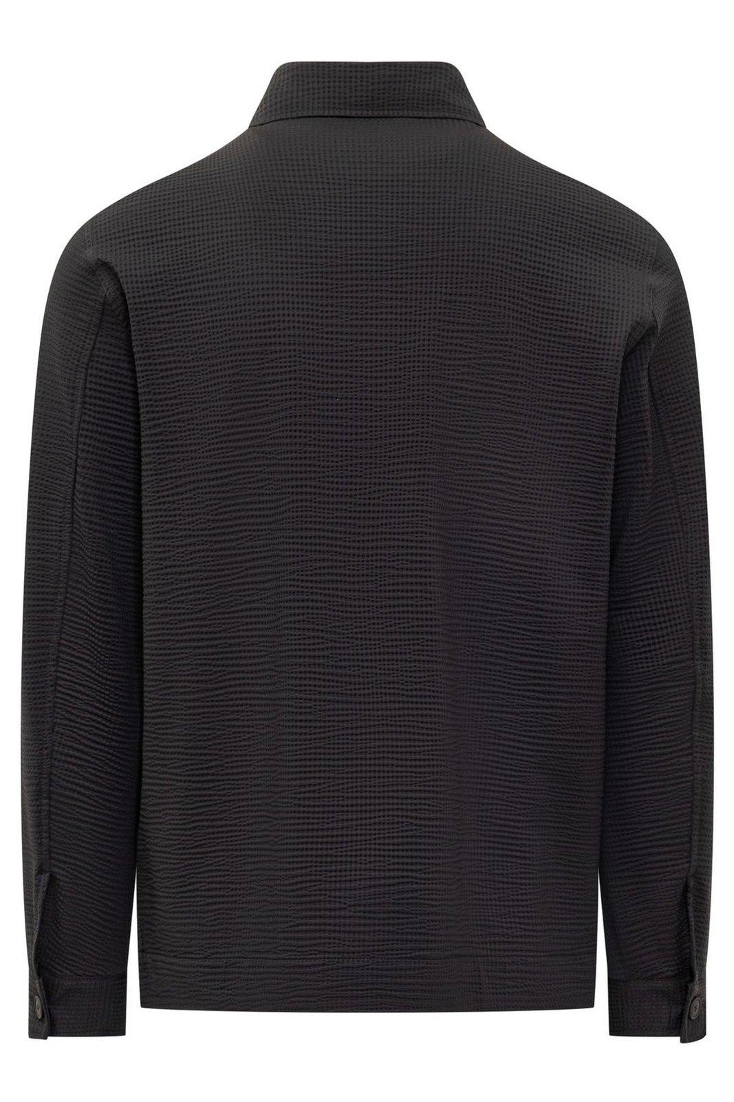 Hugo Boss Relaxed-fit Button-up Overshirt