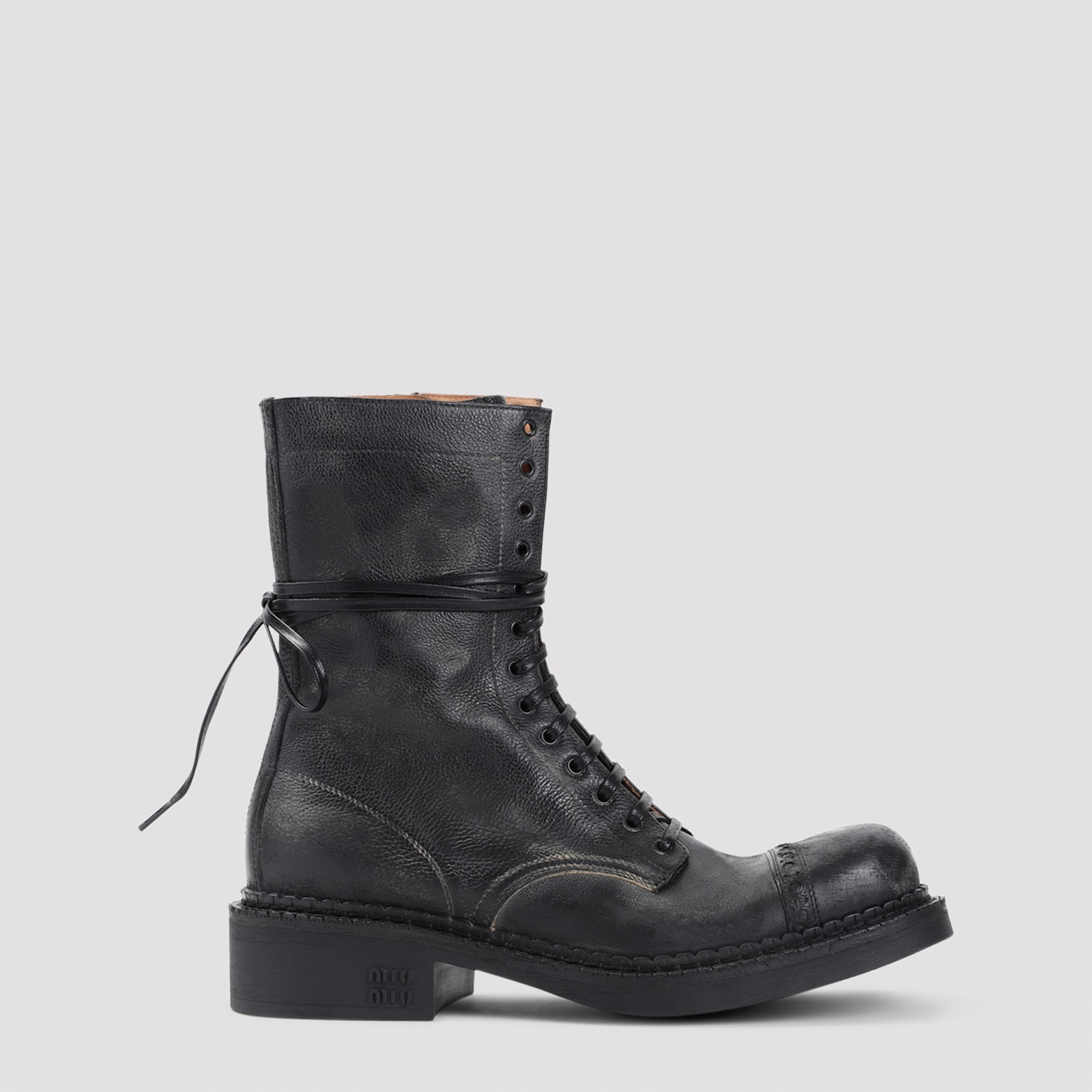 Laced Ankle Boots