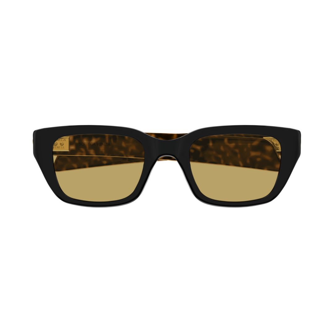 Bottega Veneta Bv1393s009 Black Black Green In Brown