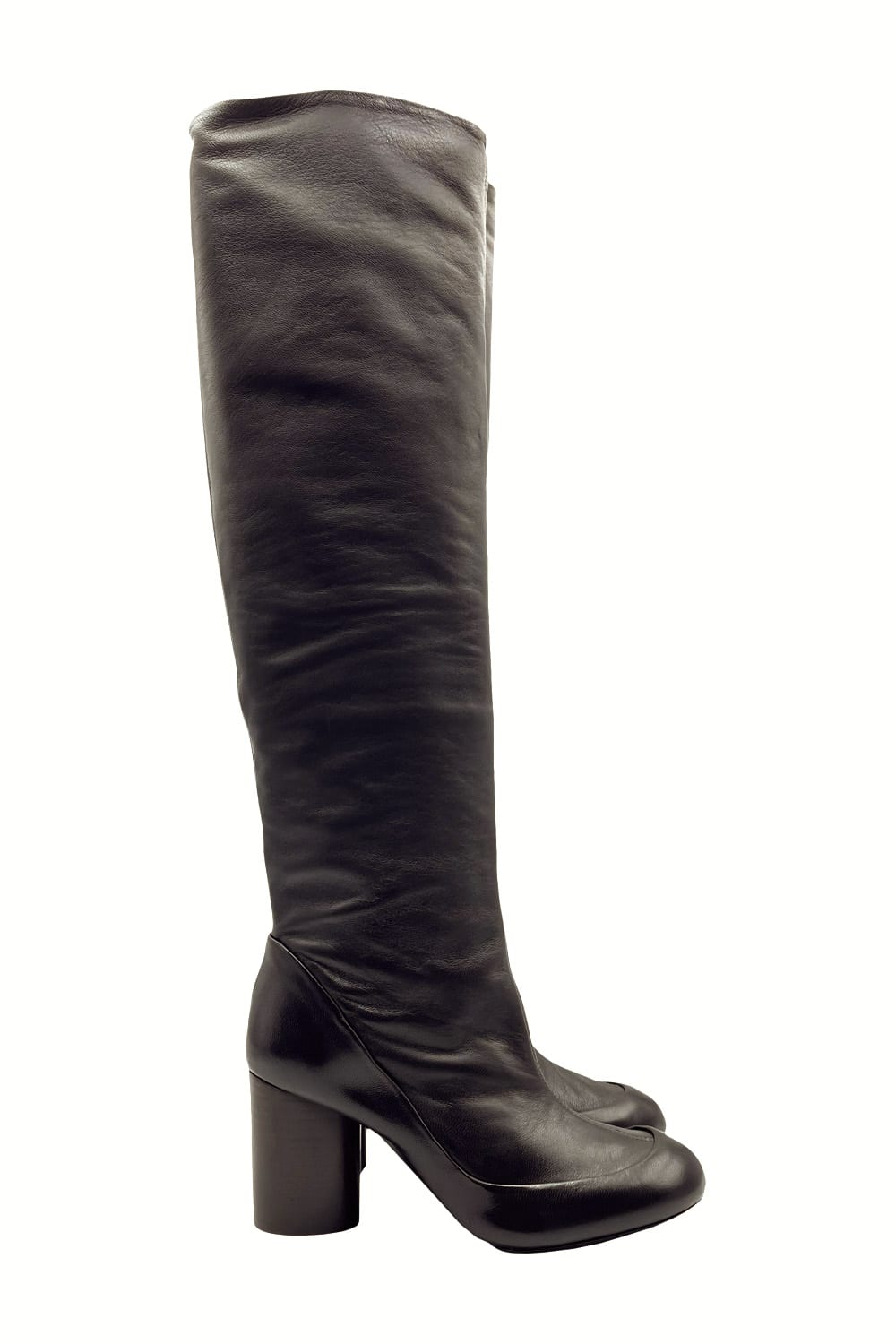 Shop Lemaire Glove Boots In Dark Chocolate