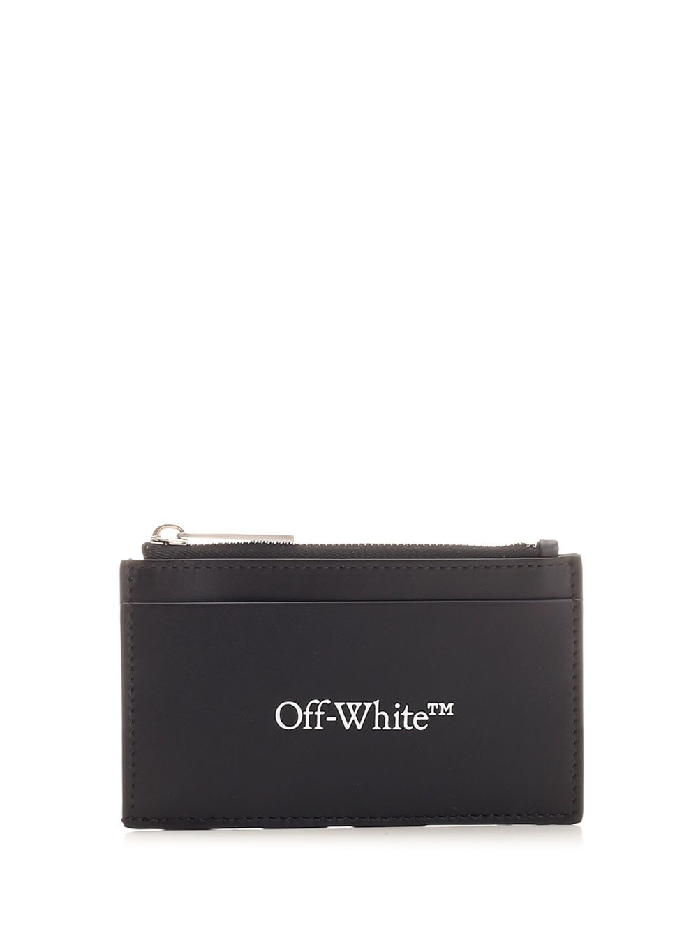 Shop Off-white Card Holder In Black