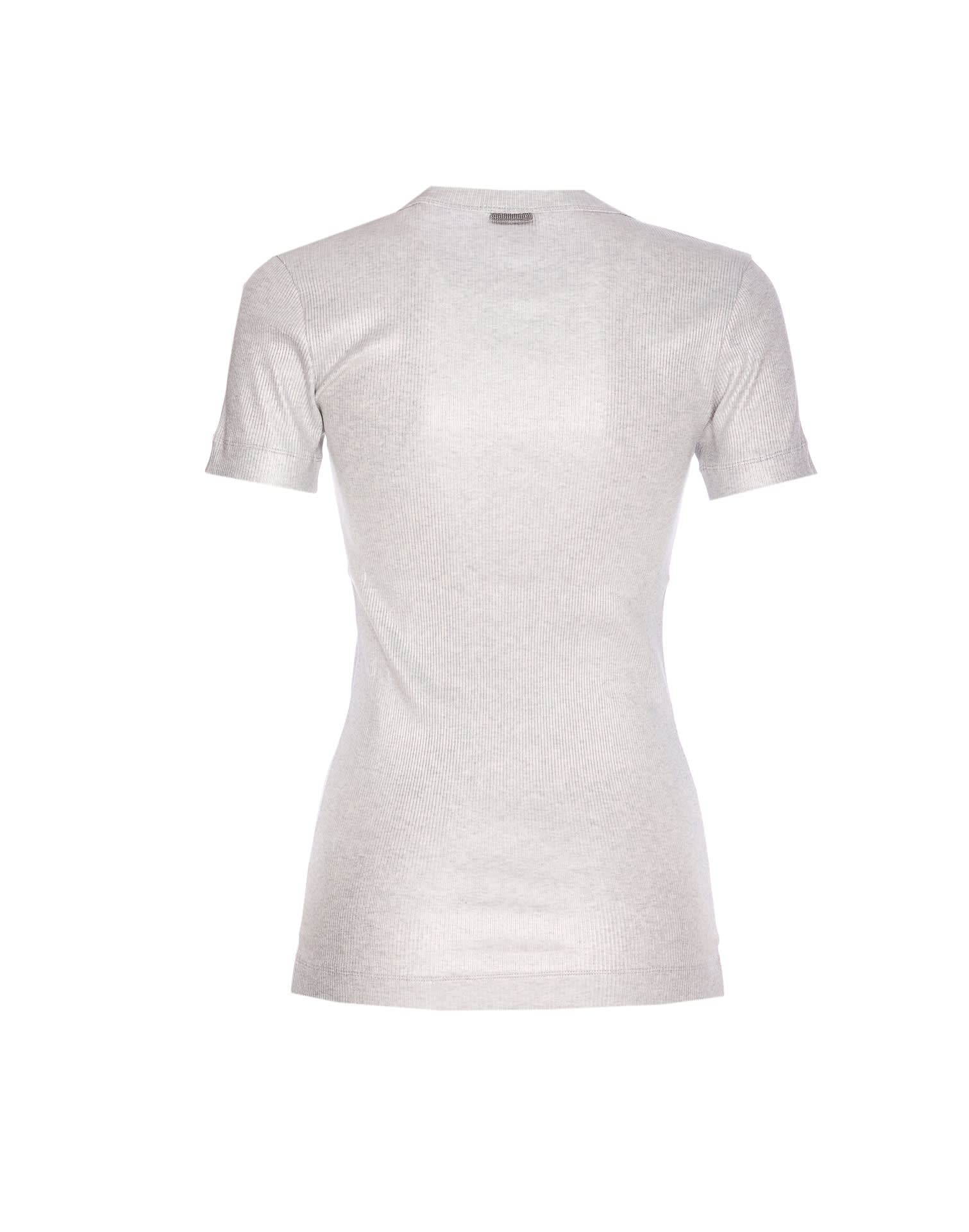 Brunello Cucinelli T-shirts And Polos In Silver