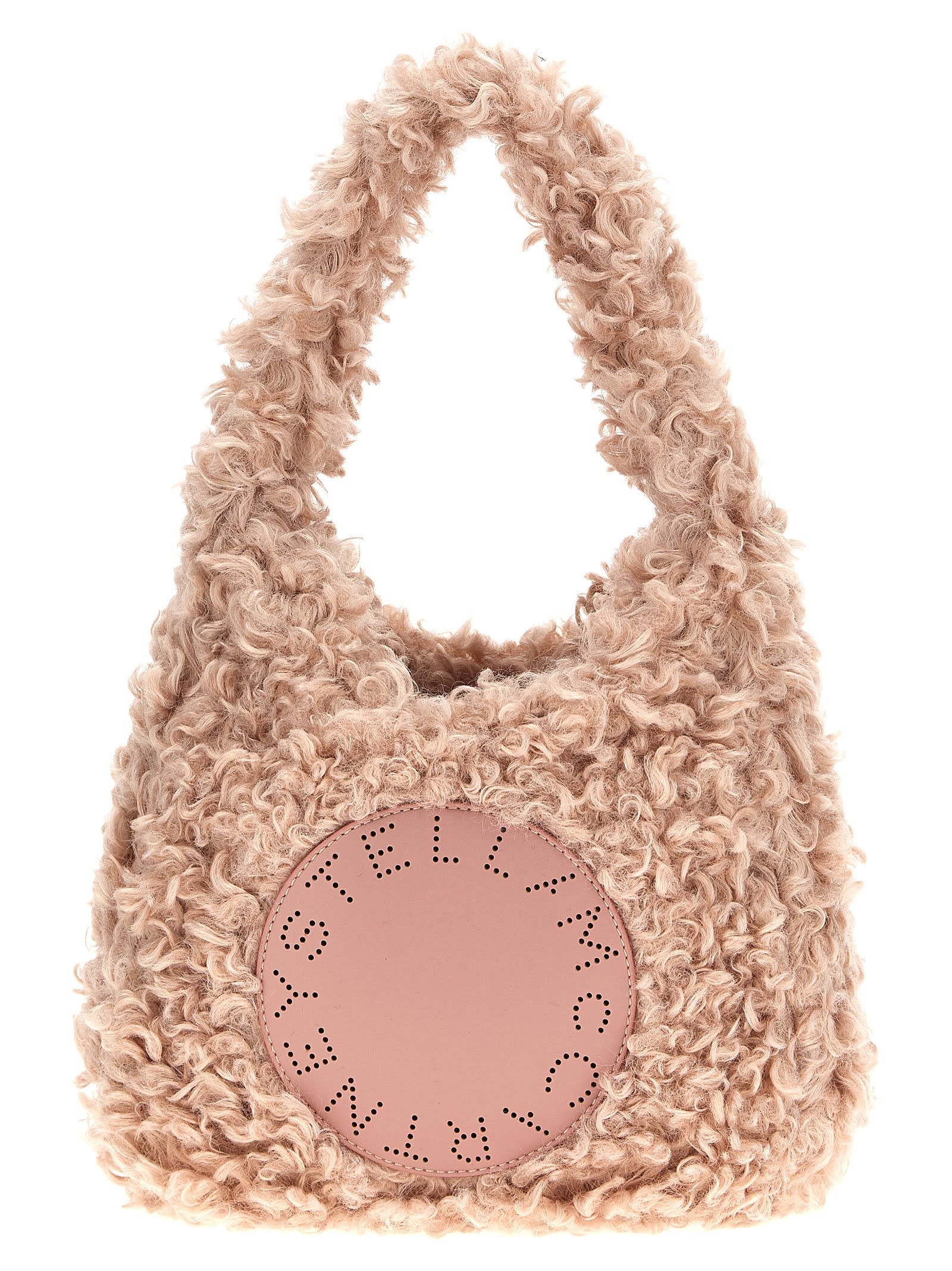 Shop Stella Mccartney Tote Hobo Small Shoulder Bag In Pink