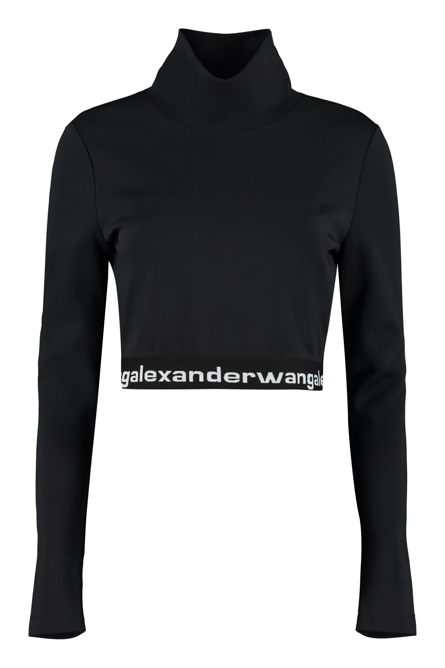Alexander Wang Long Sleeve Crop Top