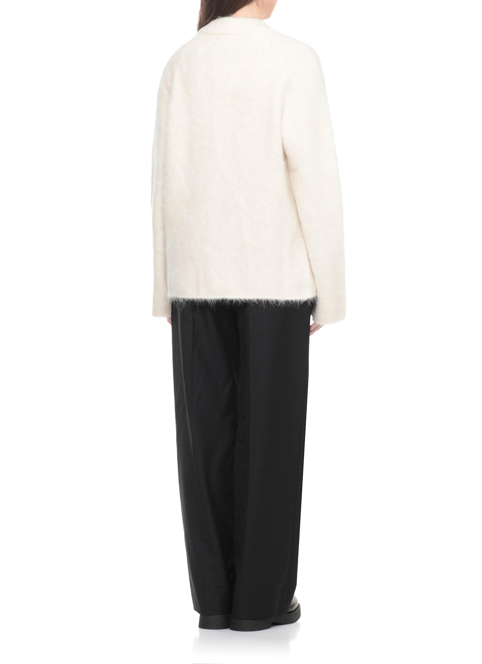 Loulou Studio Lynn Cardigan In White