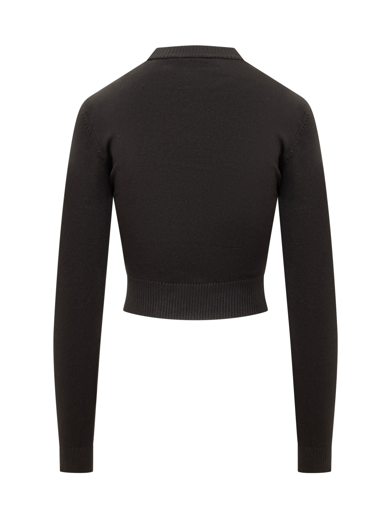 Shop Chiara Ferragni Girls Sweater In Black