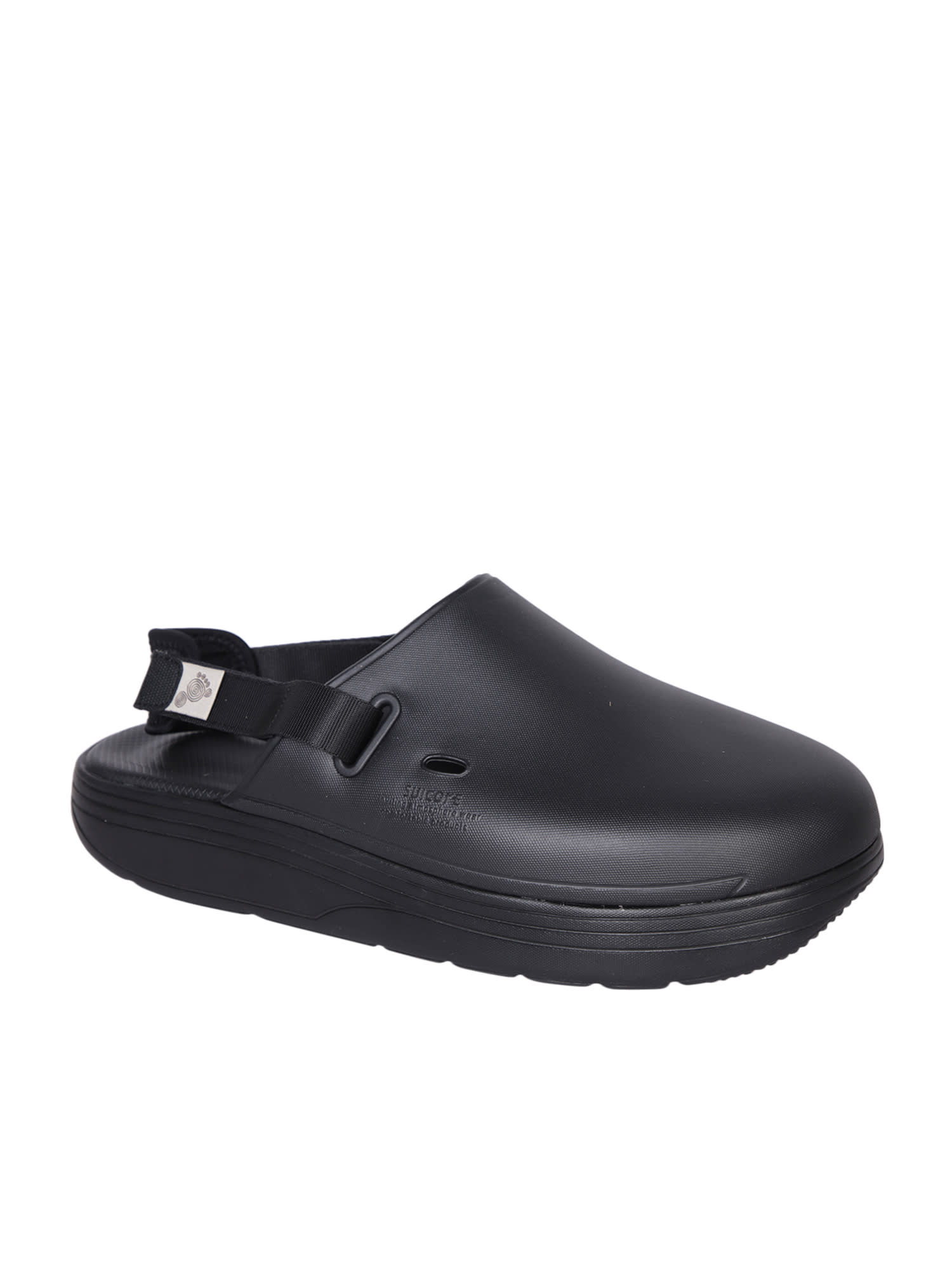 Shop Suicoke Cappo Black Sandals