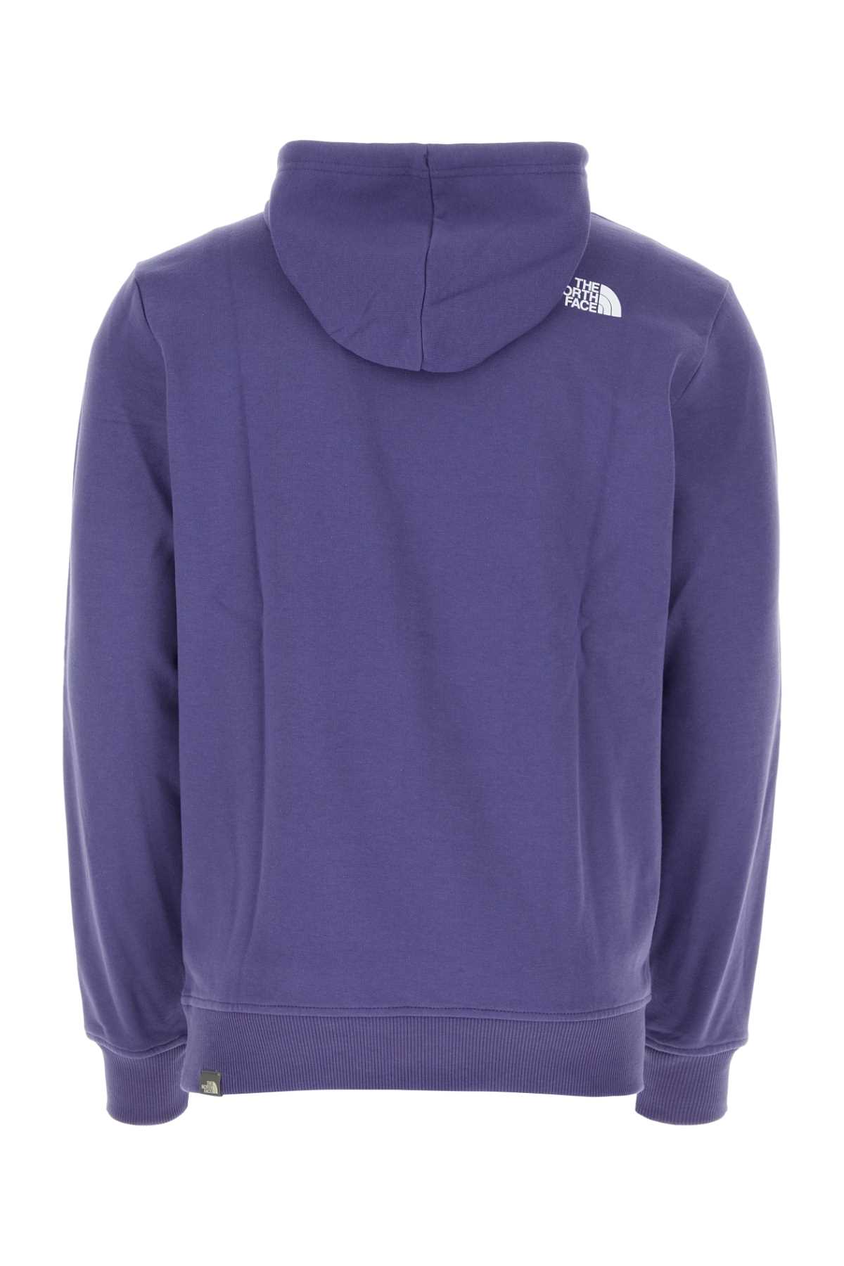 The North Face Purple Cotton Sweatshirt In Cave Blue