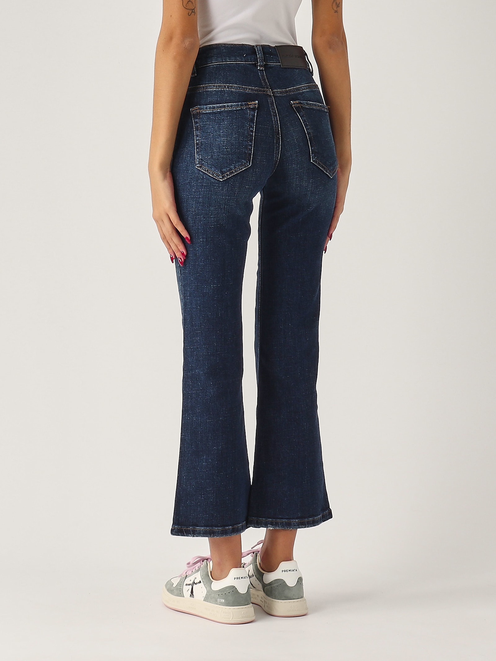 PINKO BRITNEY BOOTCUT DENIM JEANS 