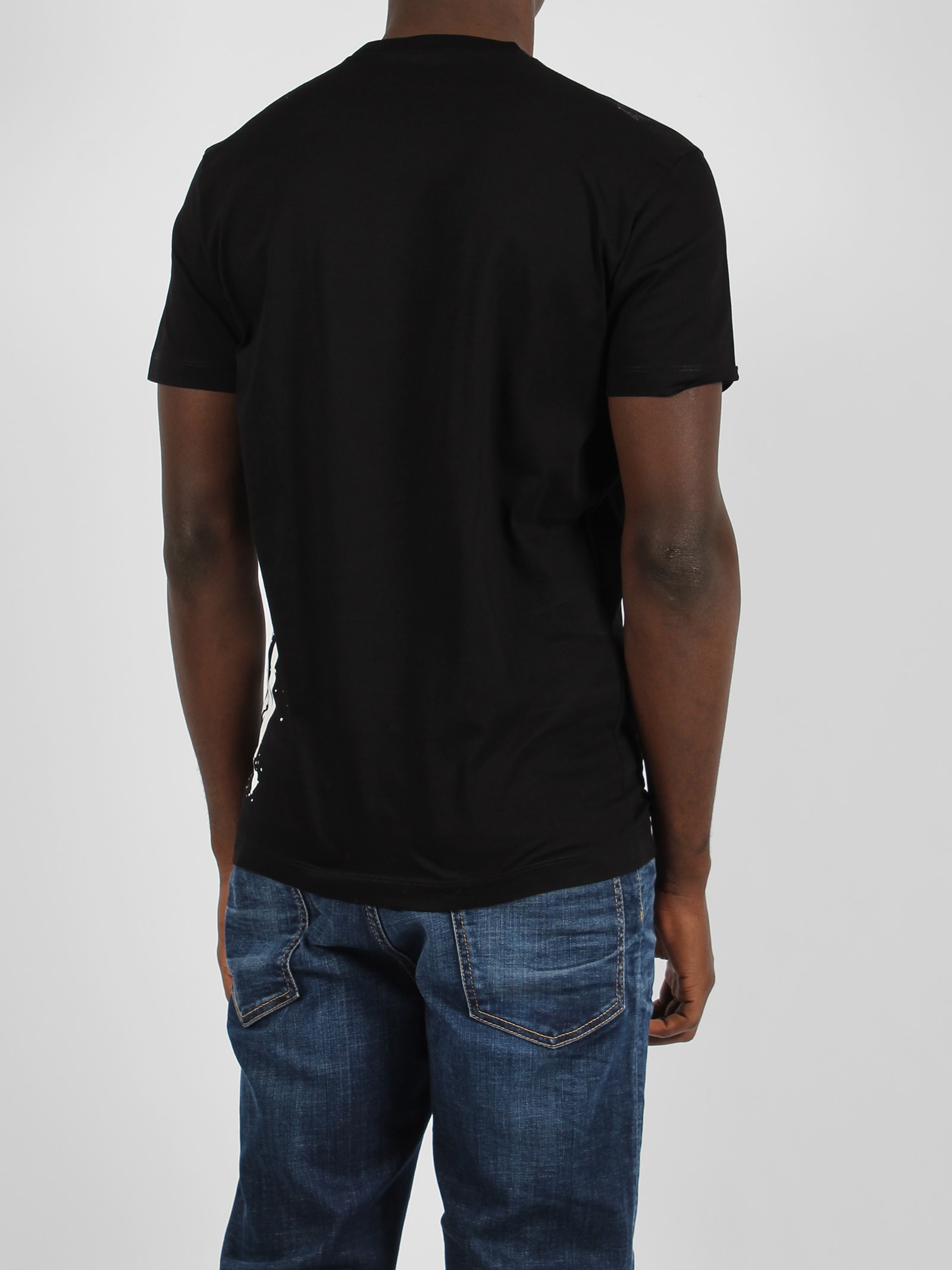 Shop Dsquared2 Icon Splash Cool Fit T-shirt In Black