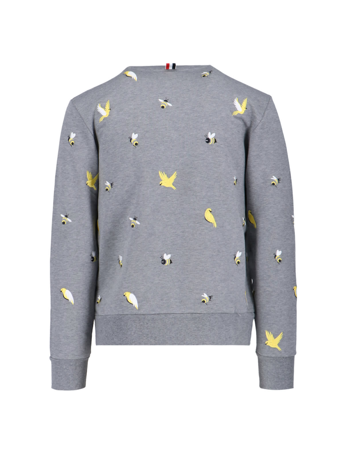 Shop Thom Browne Crewneck Sweatshirt In Gray