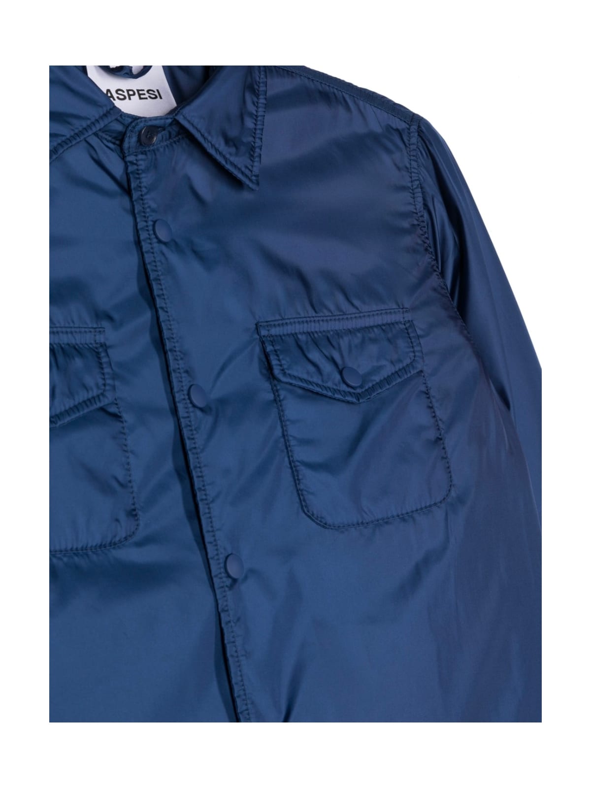 Shop Aspesi Bomber Jacket In Royal Blue