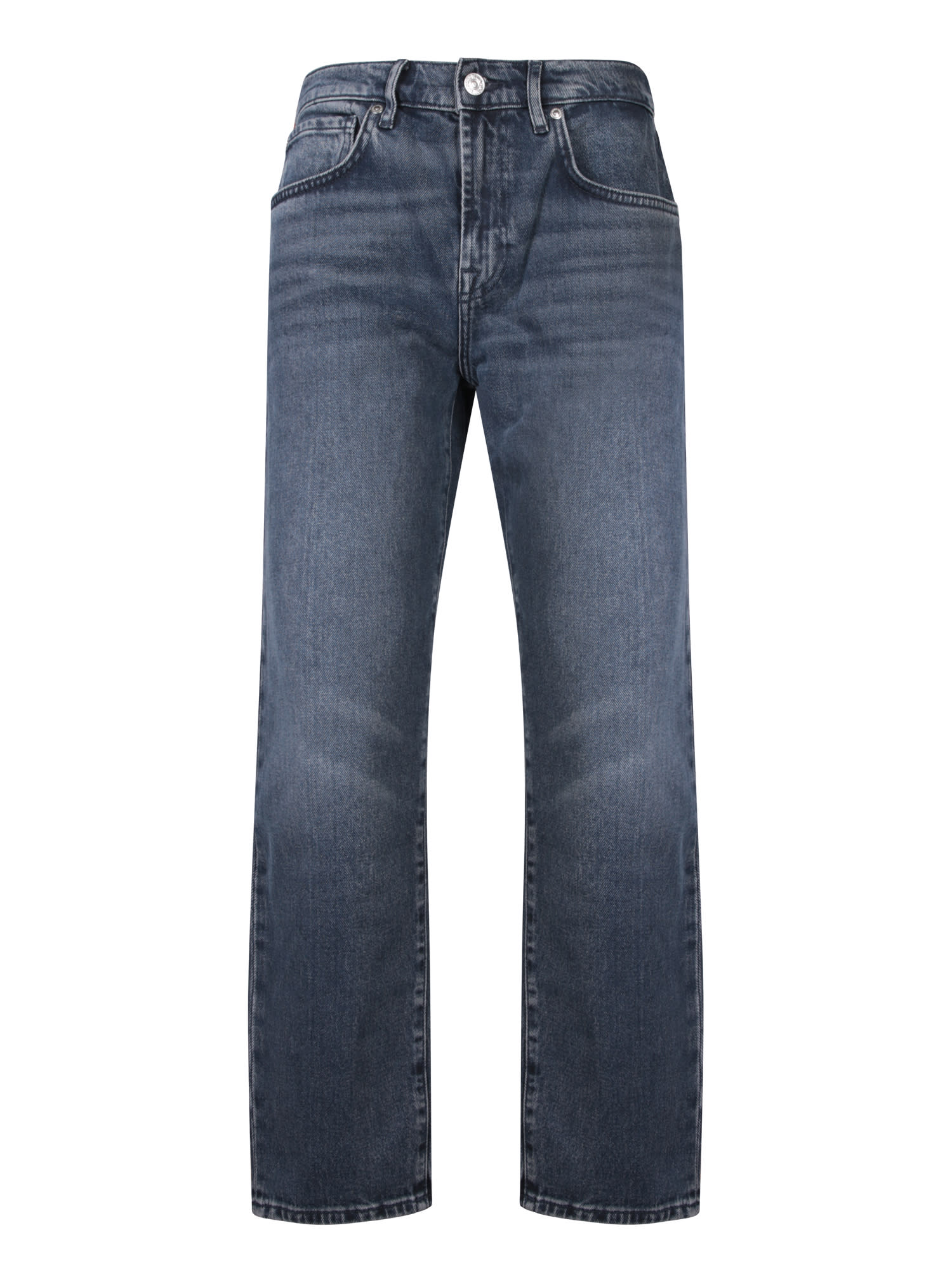 Shop 7 For All Mankind Julia Boyfriend Blue Jeans Full Moon